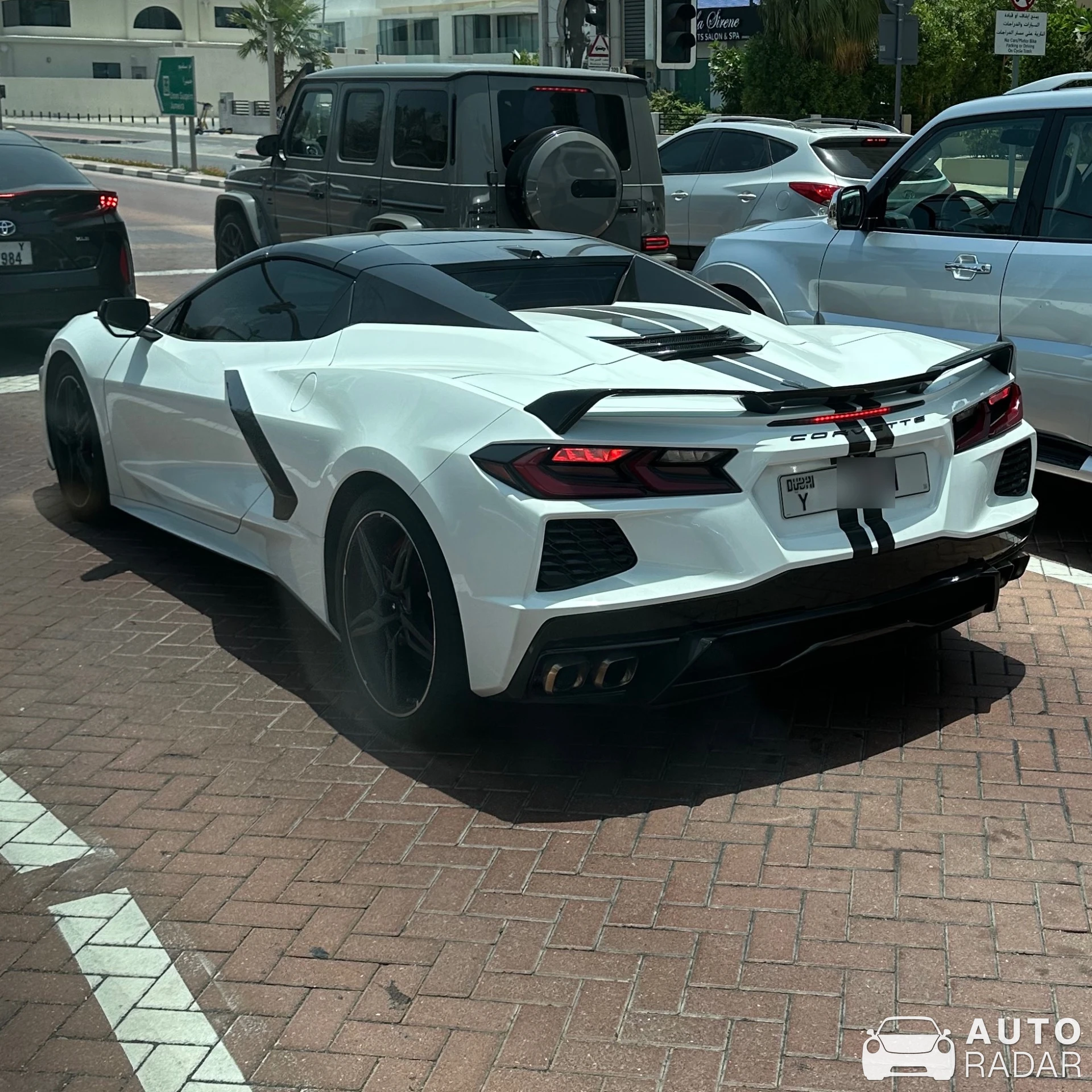 Chevrolet Corvette C8 Stingray Convertible spotted in Dubai, Объединенные Арабские Эмираты