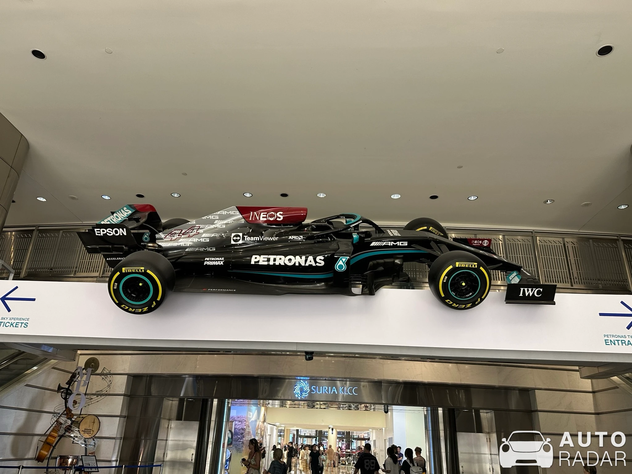 Mercedes-AMG F1 spotted in Kuala Lumpur