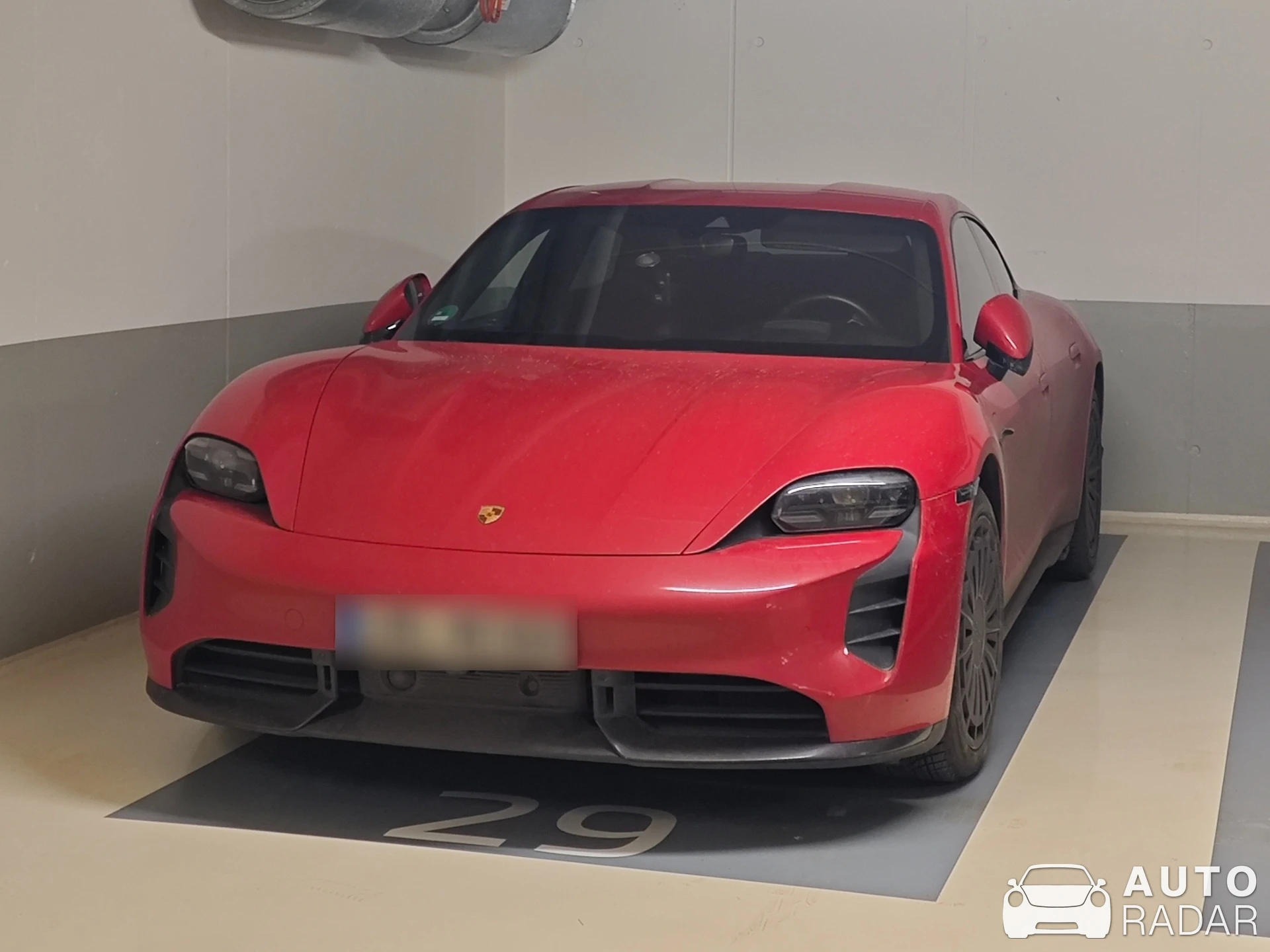 Porsche Taycan GTS spotted in Rostock, Germany