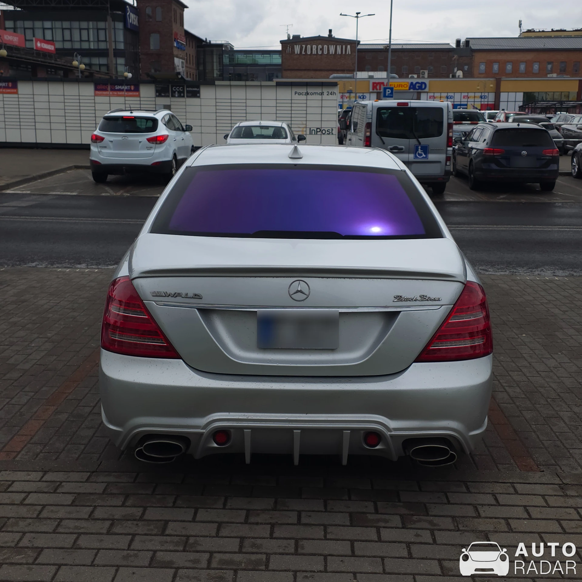 Mercedes-Benz S 63 AMG W221 Wald Black Bison spotted in Włocławek