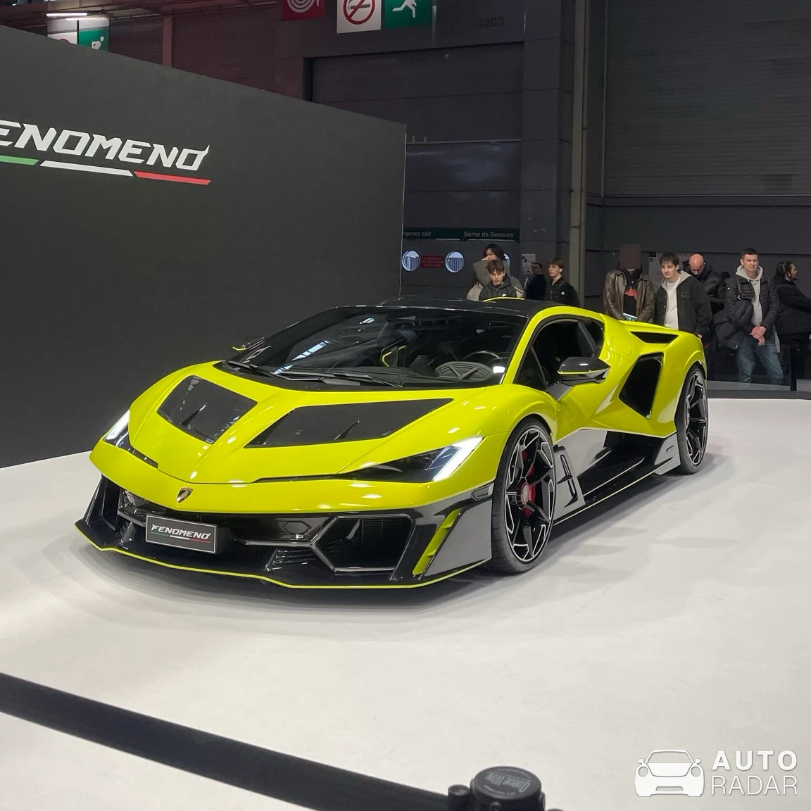 Lamborghini Fenomeno spotted in Paris, France