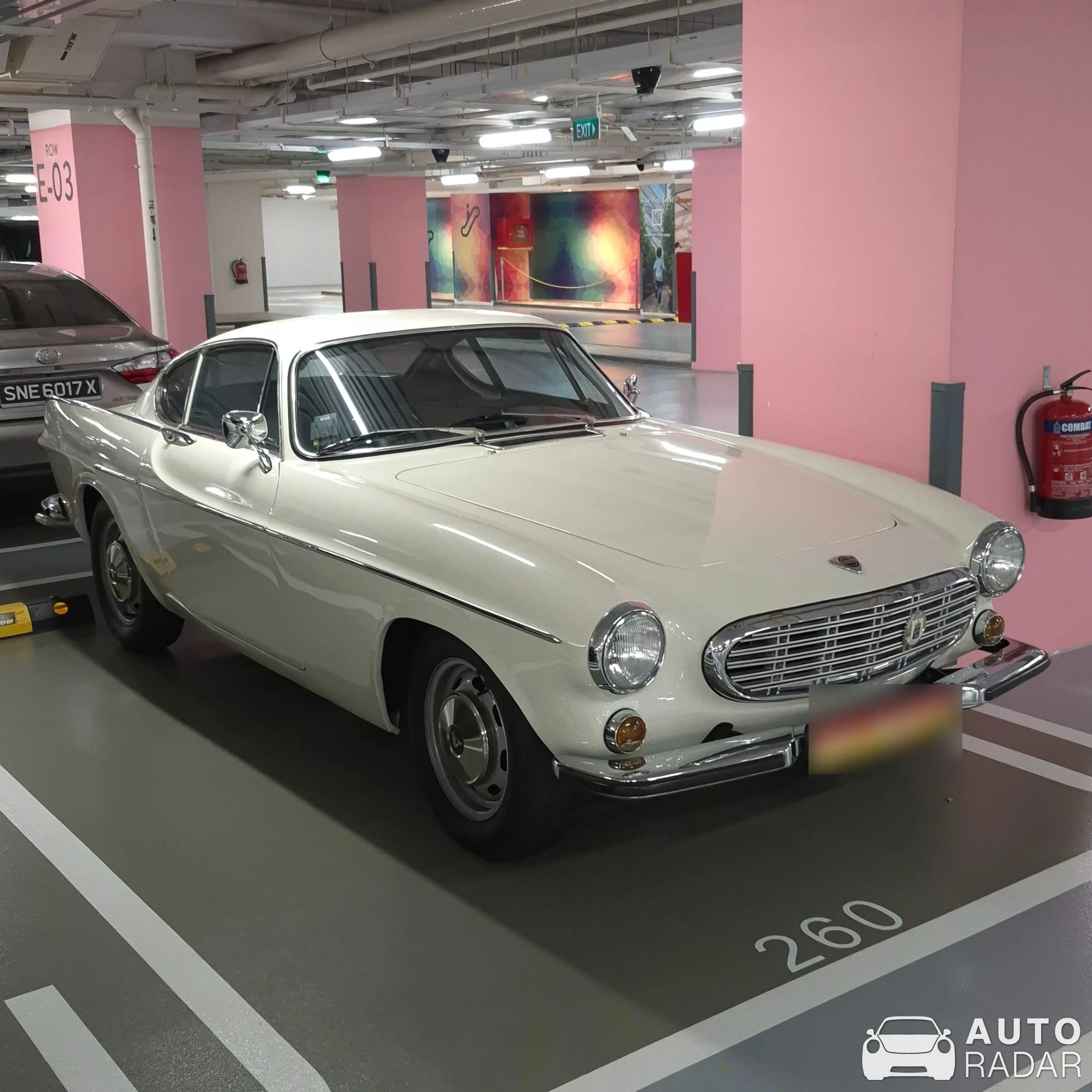 Volvo P1800 S spotted in Singapore