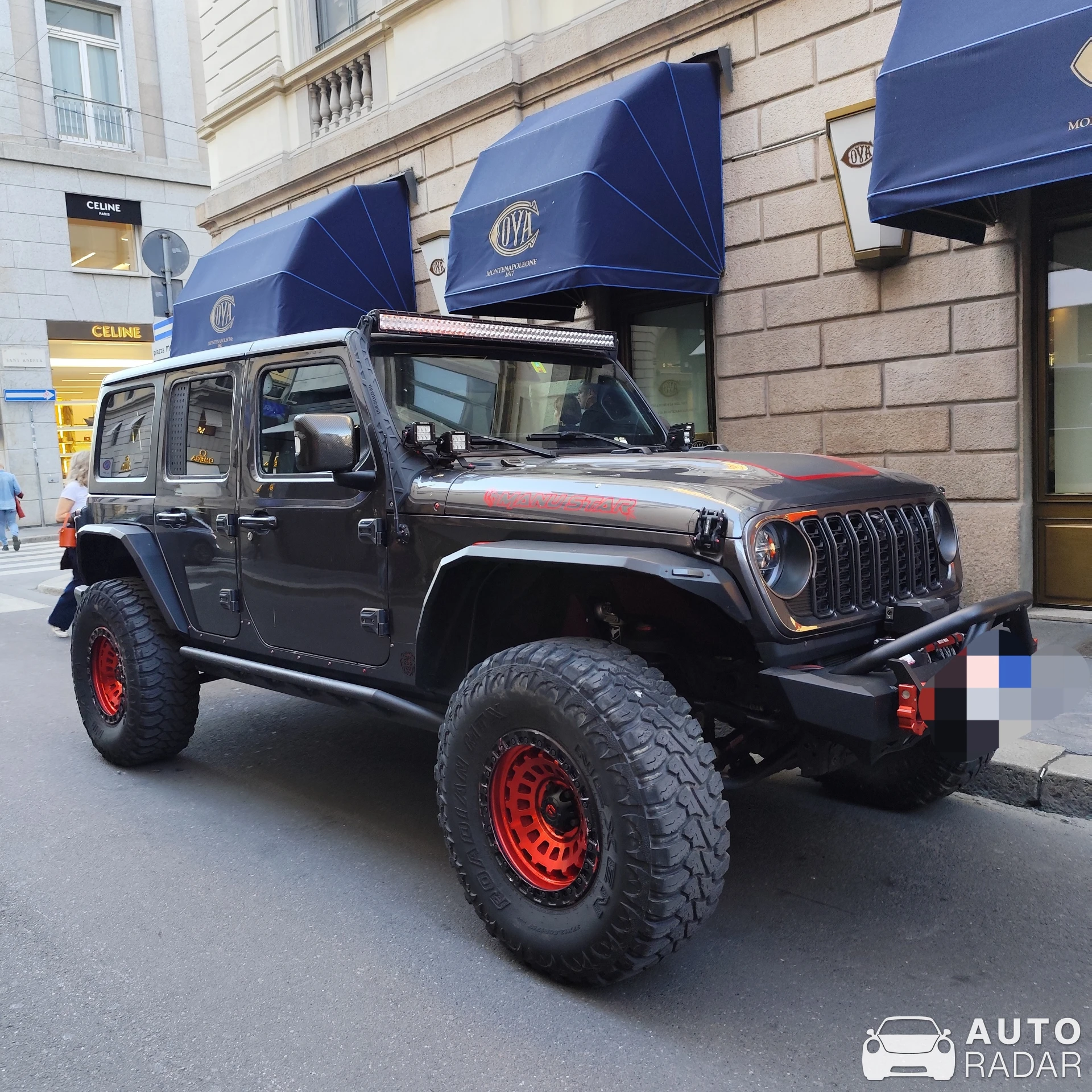 Jeep Wrangler Rubicon spotted in Milano