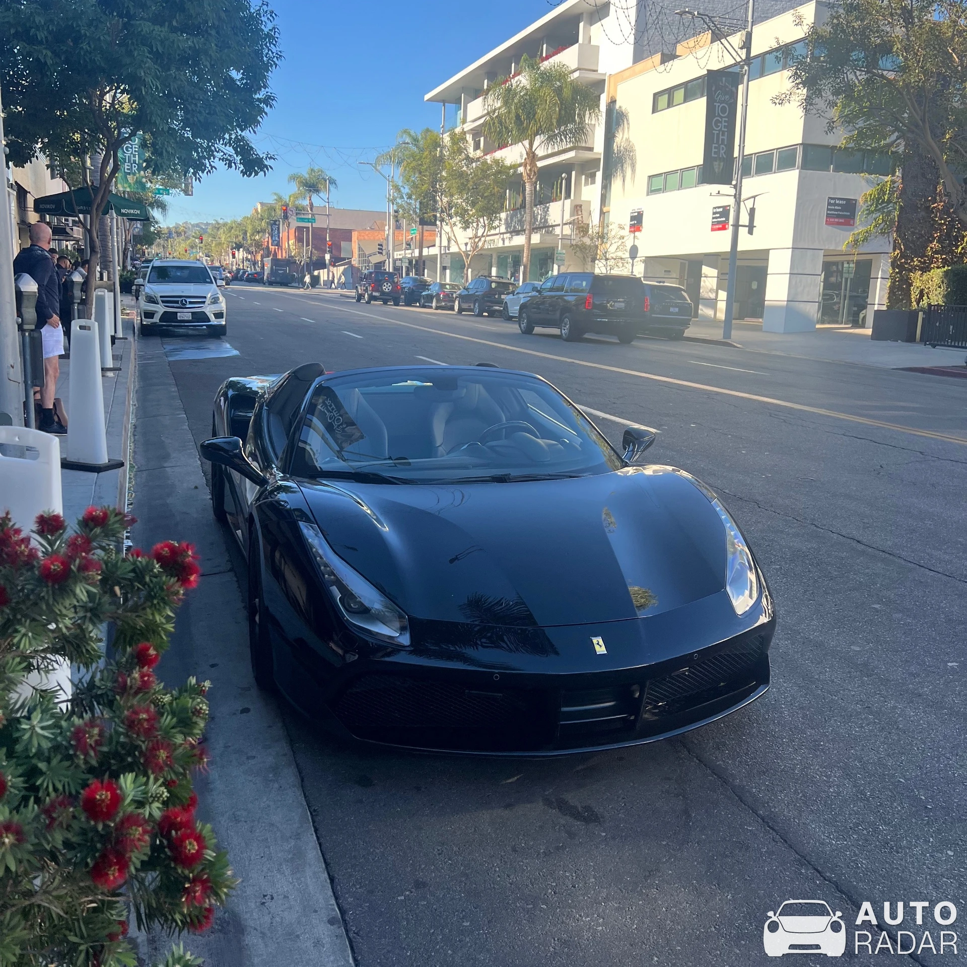 Ferrari 488 Spider spotted in Beverly Hills, United States