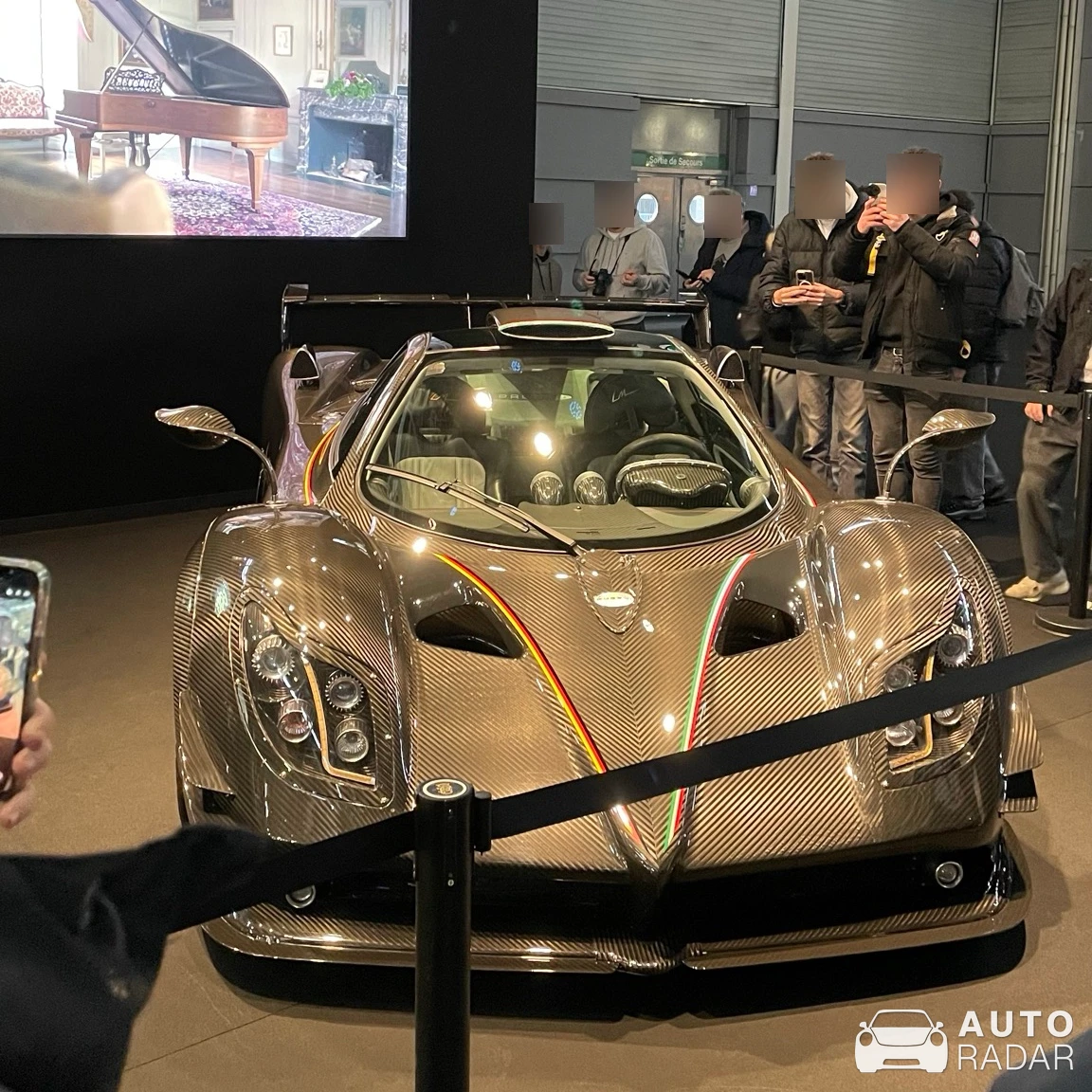 Pagani Zonda LM spotted in Paris