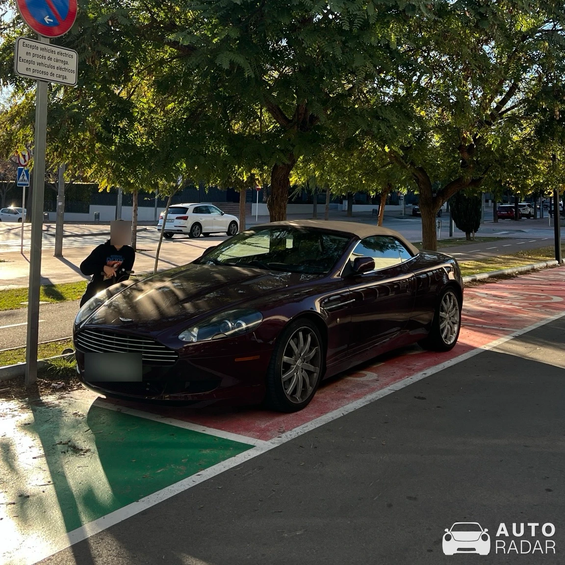 Aston Martin DB9 Volante spotted in Sitges, Spain