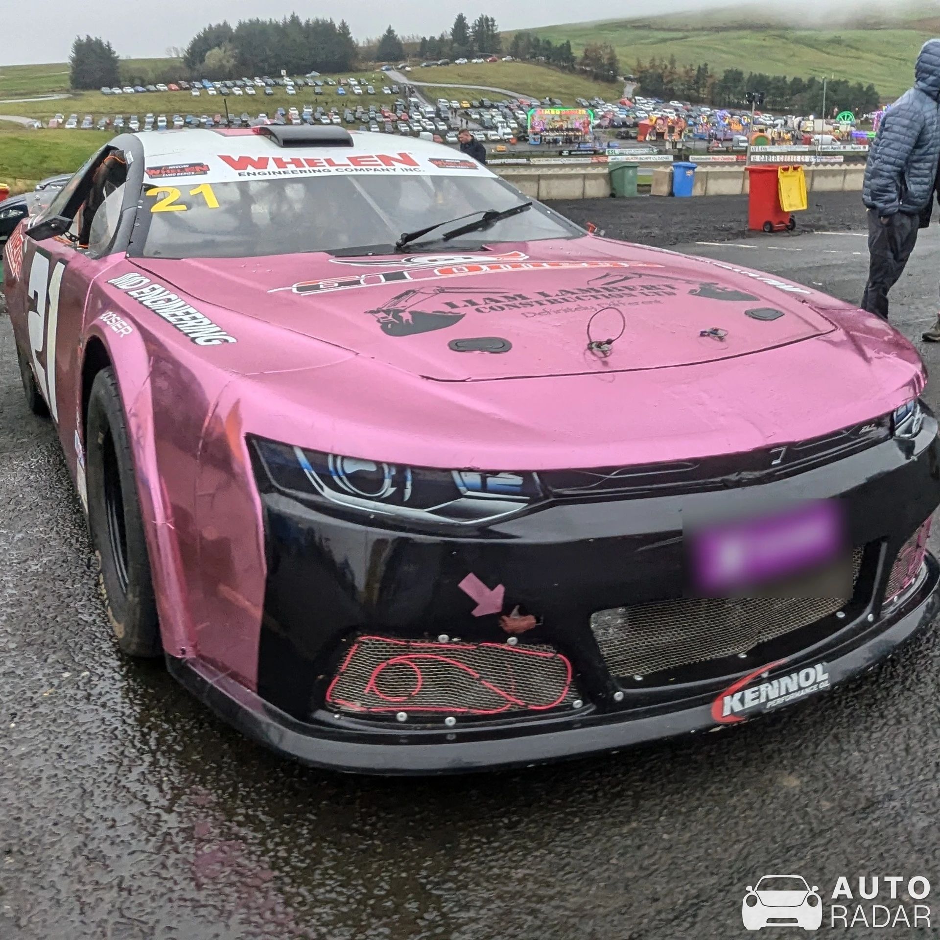 Chevrolet Camaro Nascar spotted in Scotland, United Kingdom