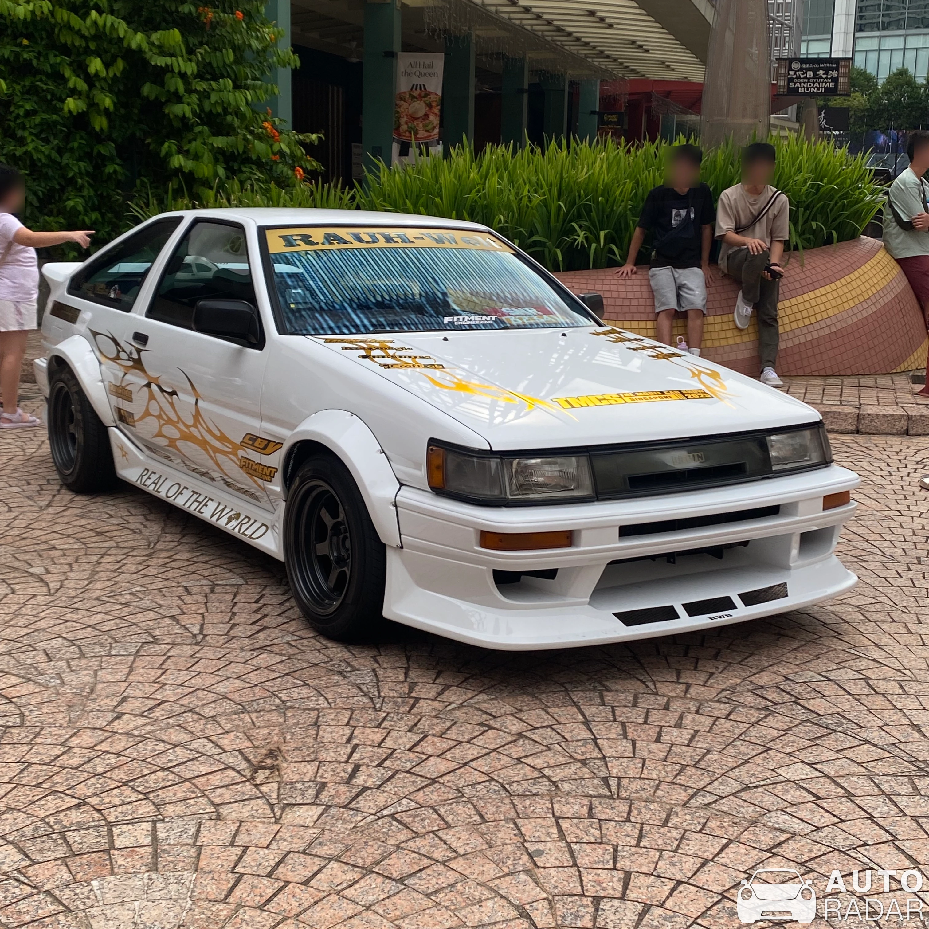 Toyota AE86 RWB spotted in Singapore