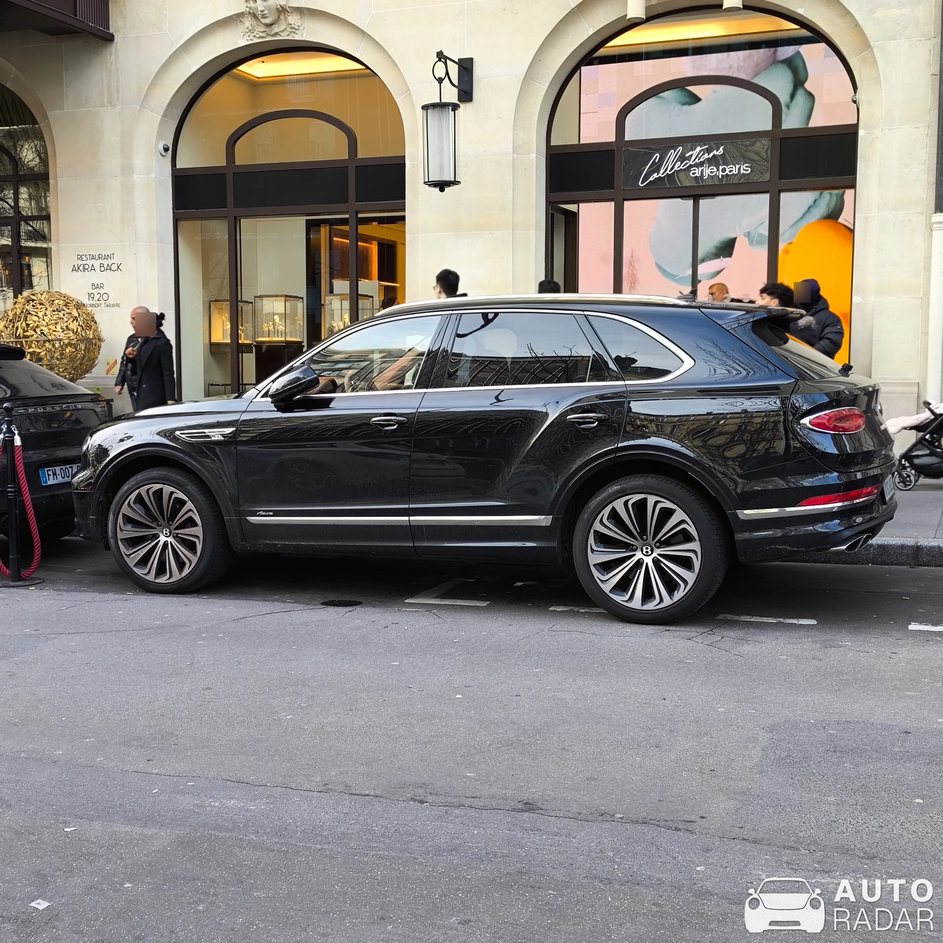 Bentley Bentayga Azure EWB spotted in Paris