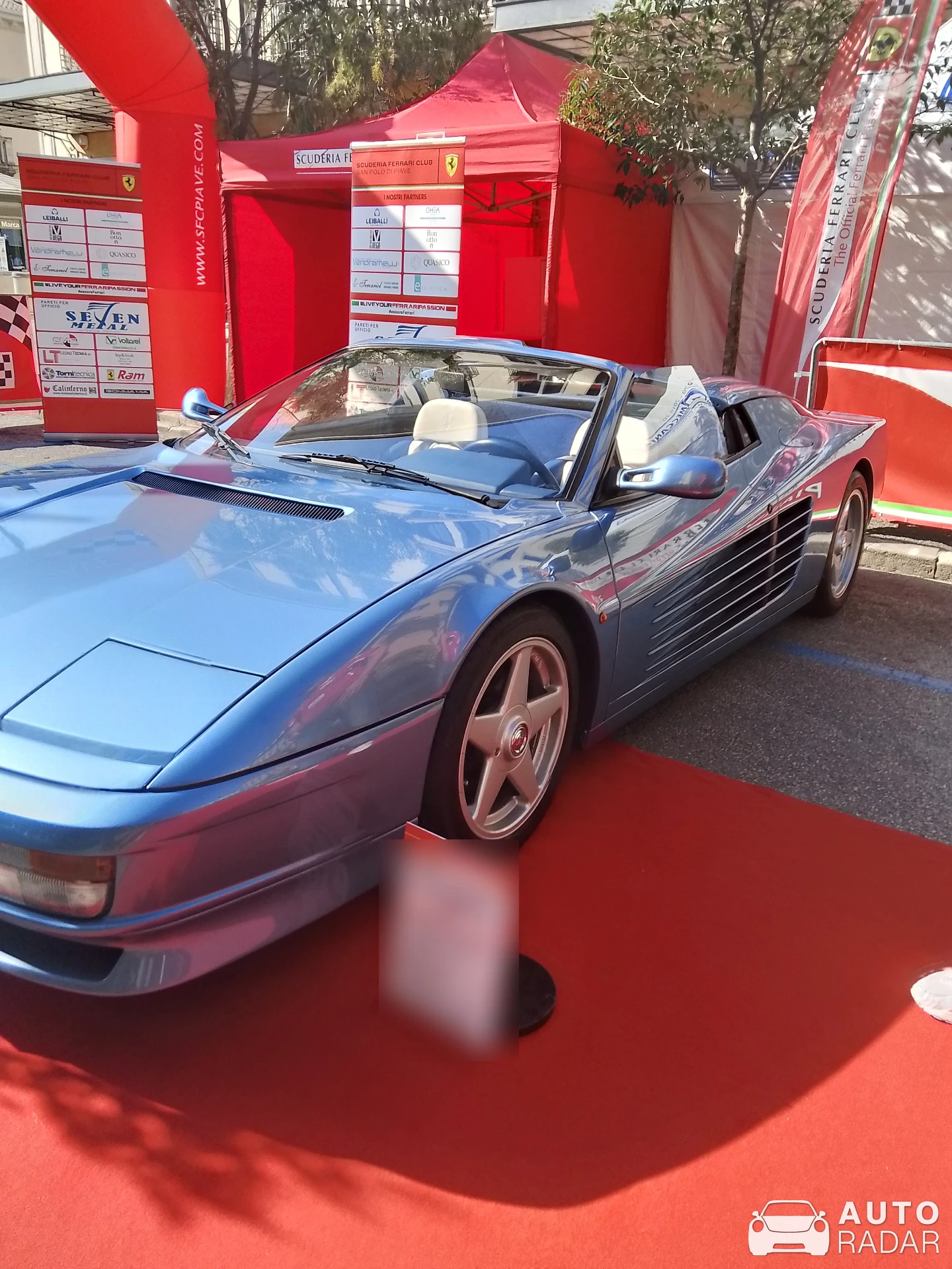 Ferrari Testarossa Spider spotted in Conegliano