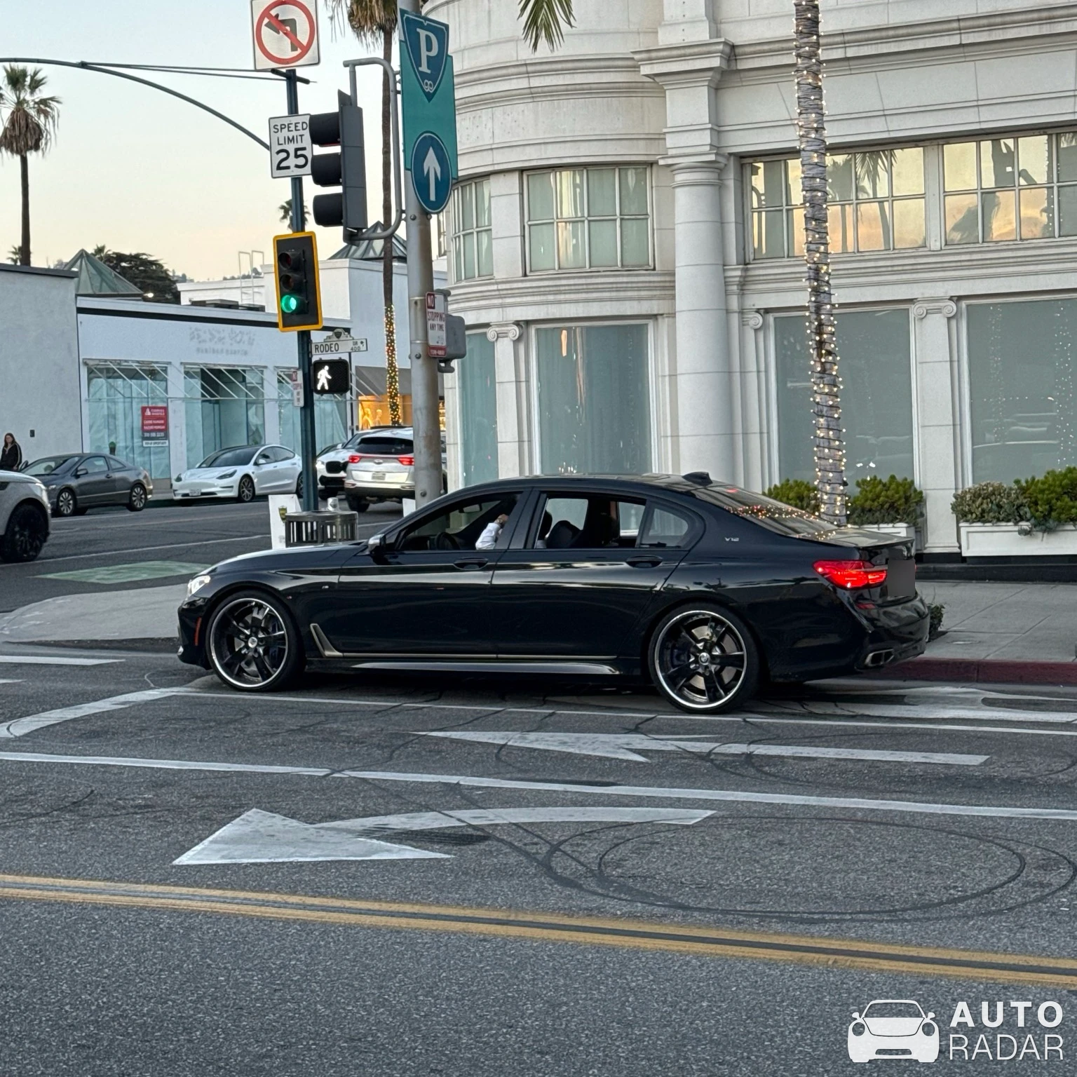 BMW 760Li V12 Xdrive G12 spotted in Beverly Hills