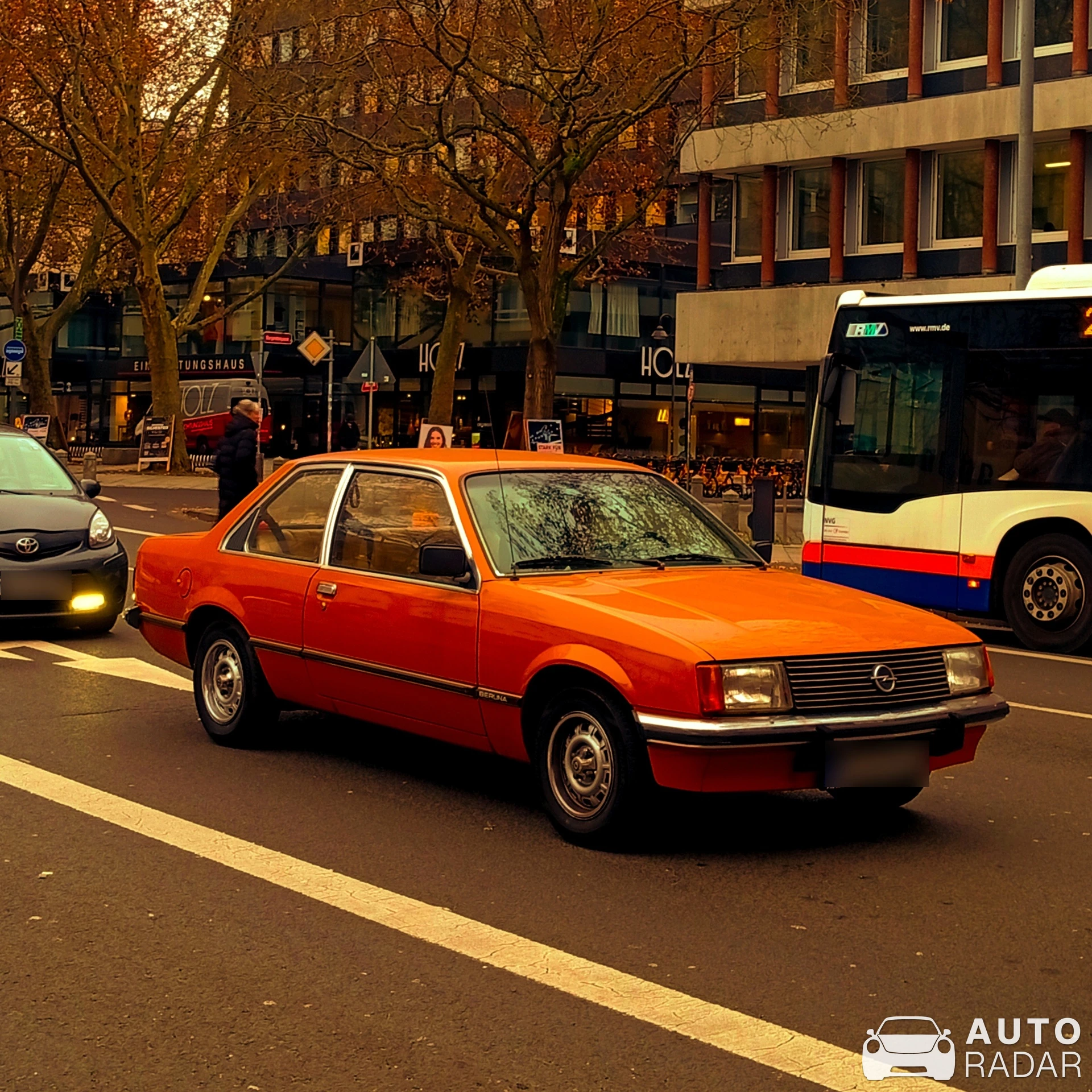 Opel Rekord E spotted in Mainz