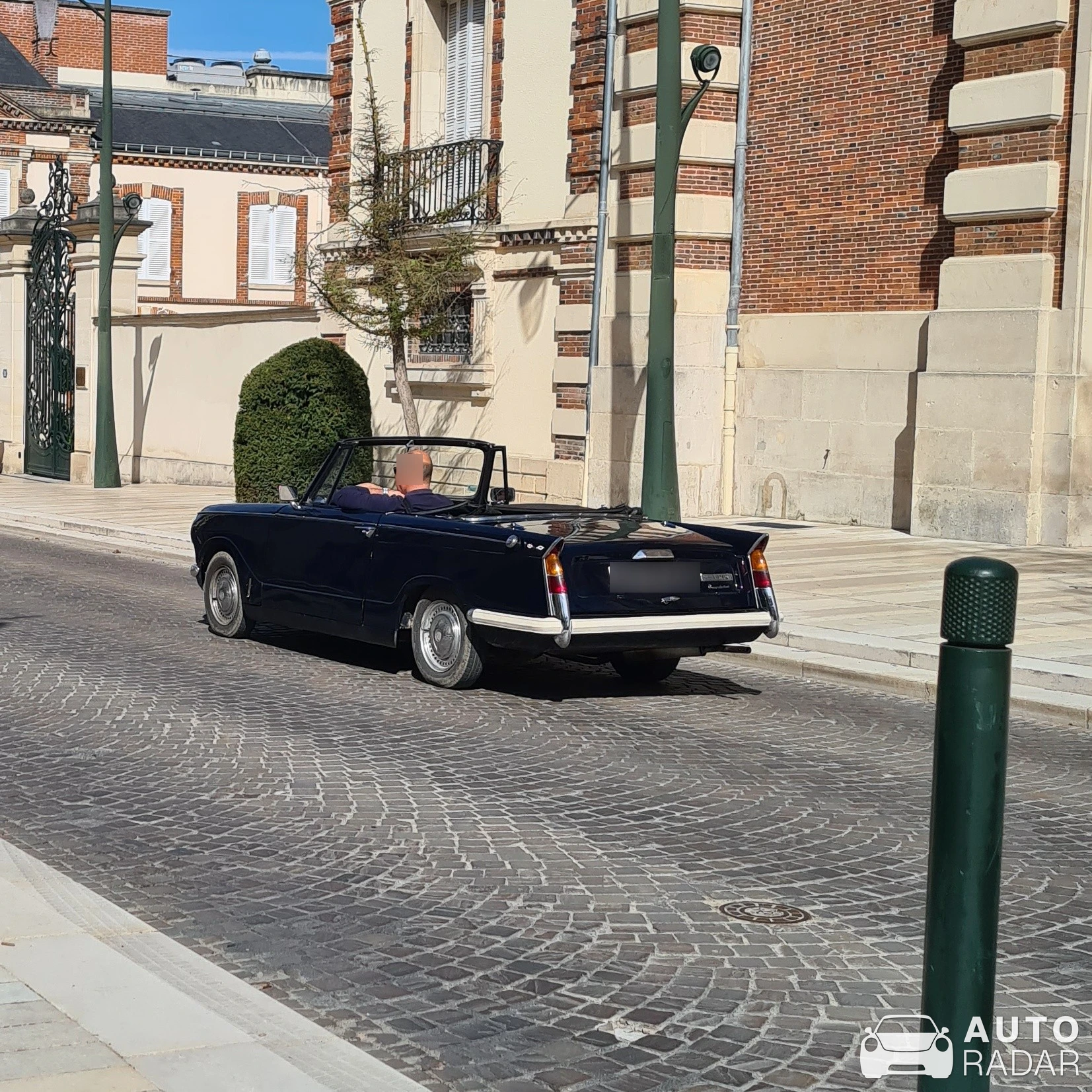 Triumph Herald 1200 Convertible spotted in Épernay