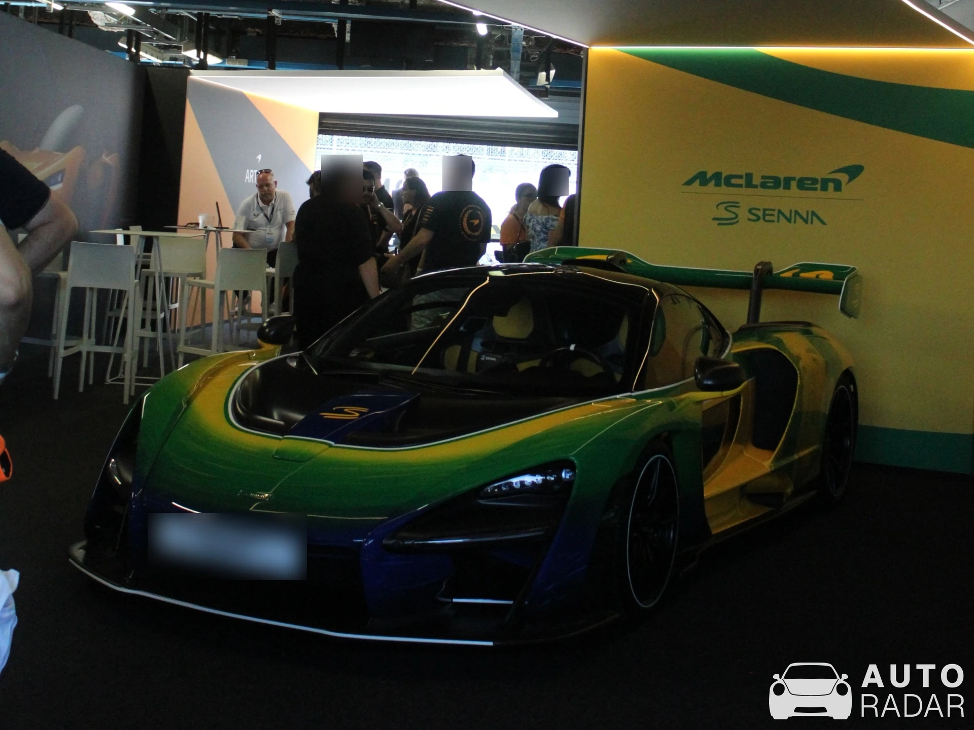 McLaren Senna spotted in Monza