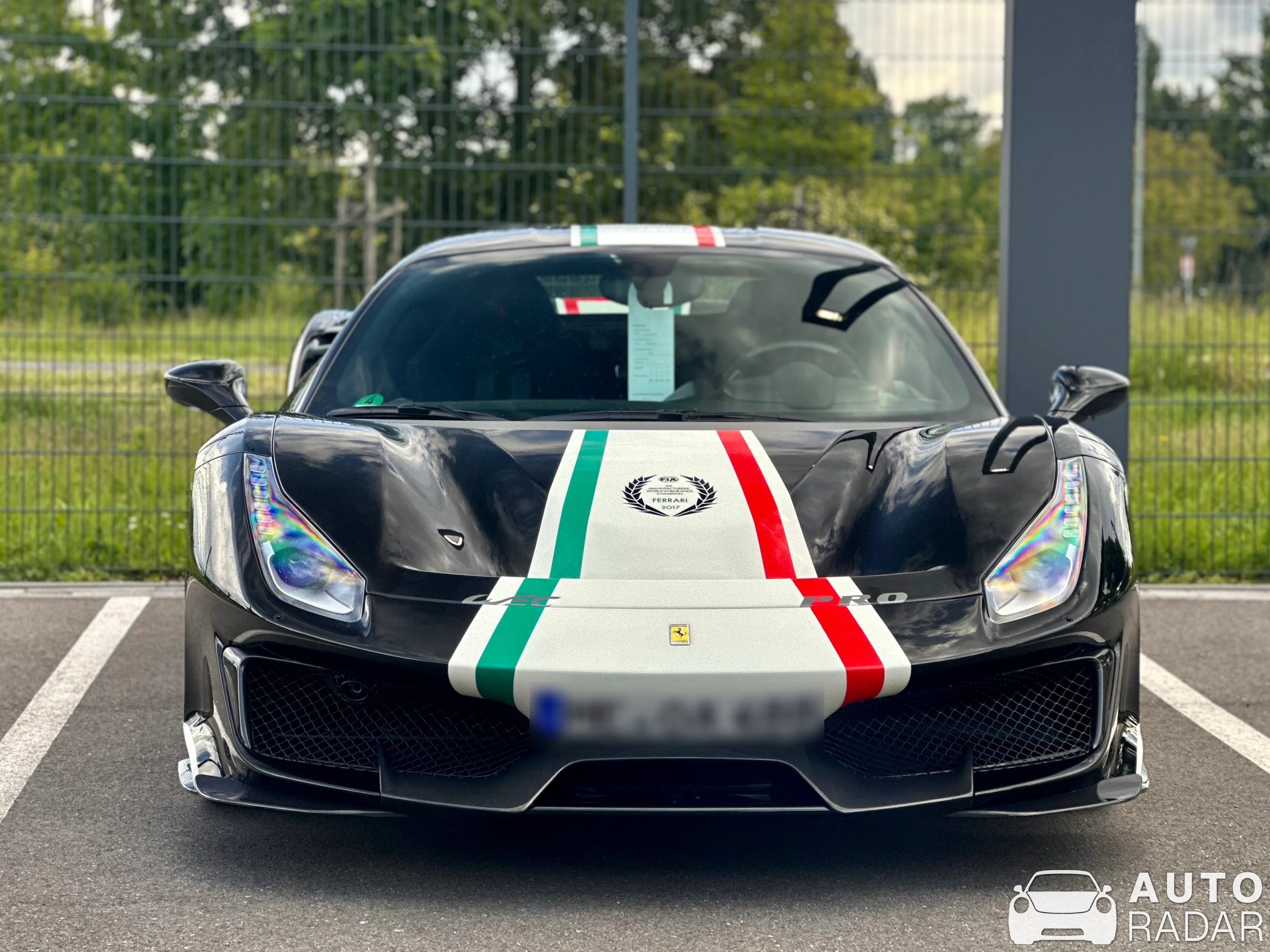 Ferrari 488 Pista Piloti spotted in Meerbusch