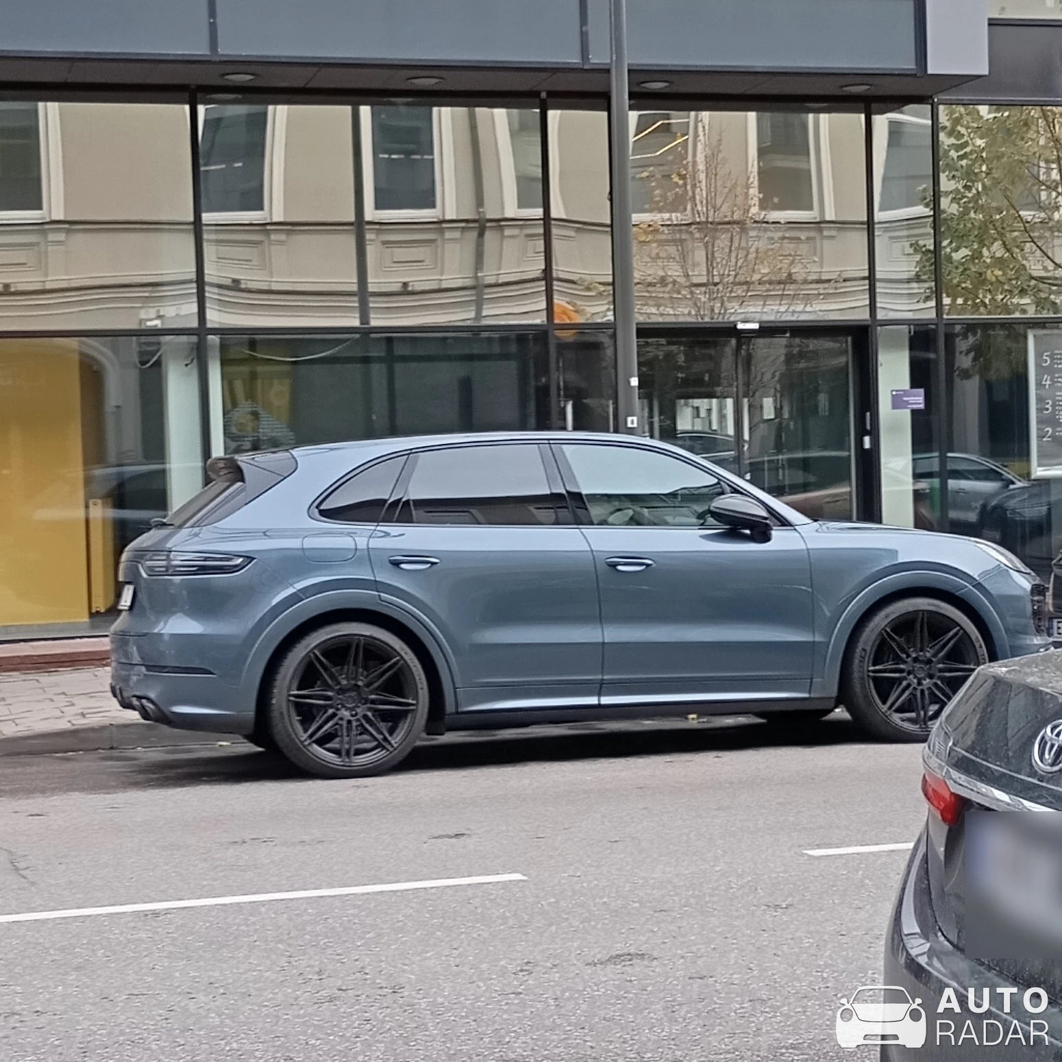 Porsche Cayenne spotted in Kaunas, Lithuania