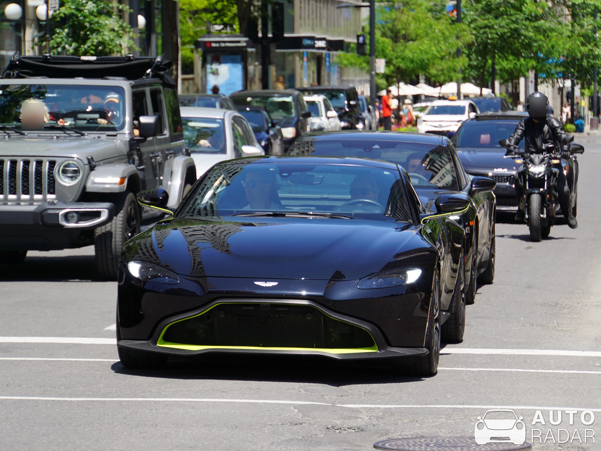 Aston Martin V8 Vantage 2018 spotted in Montréal