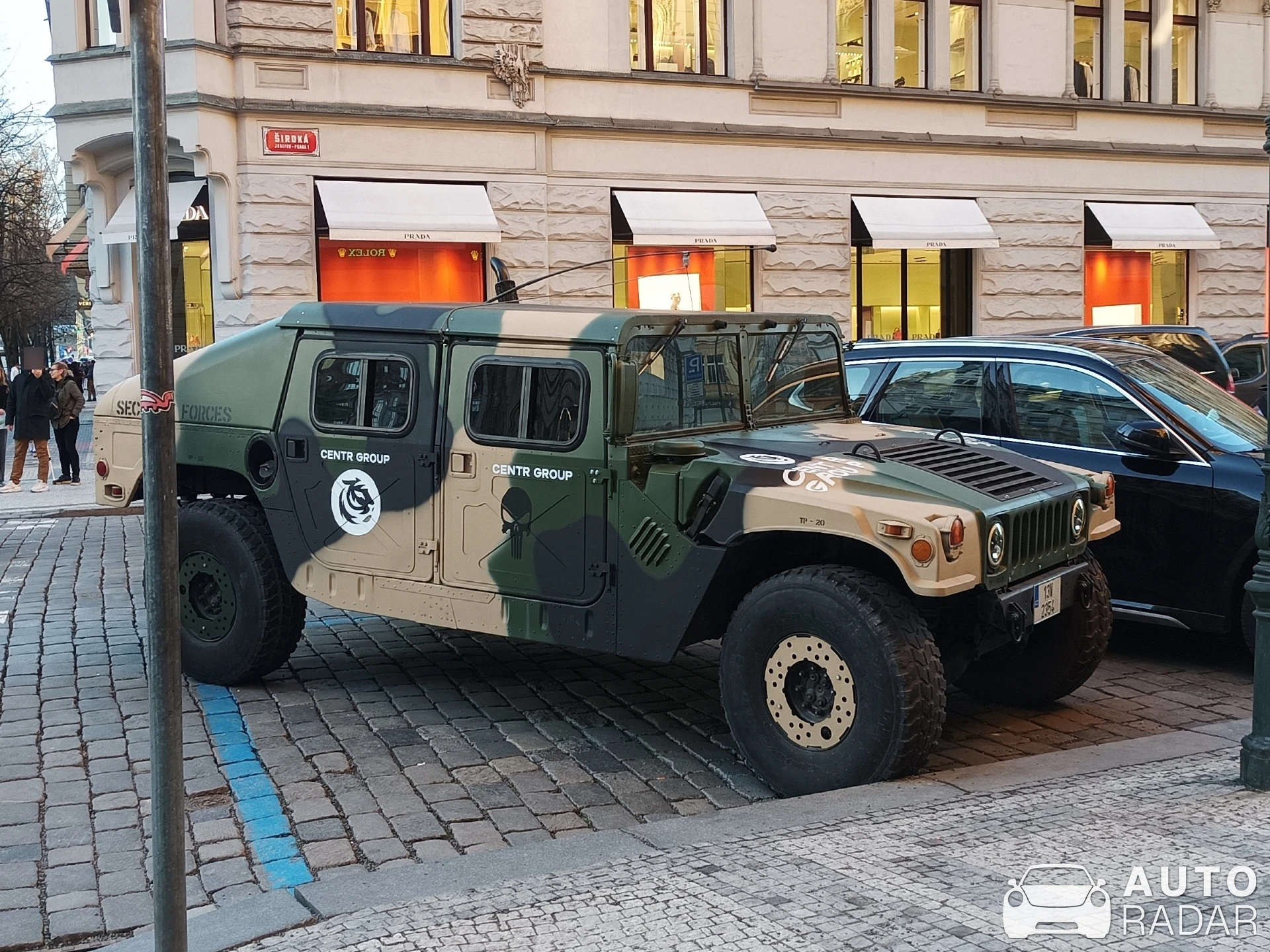 AM General Hummer spotted in Praha