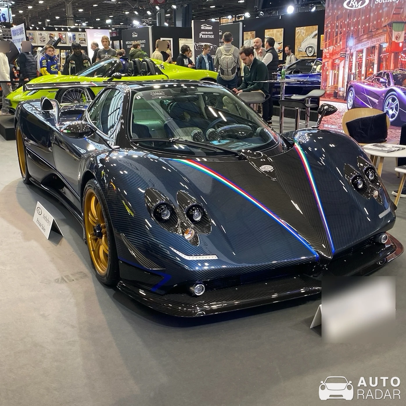 Pagani Zonda Tricolore spotted in Paris