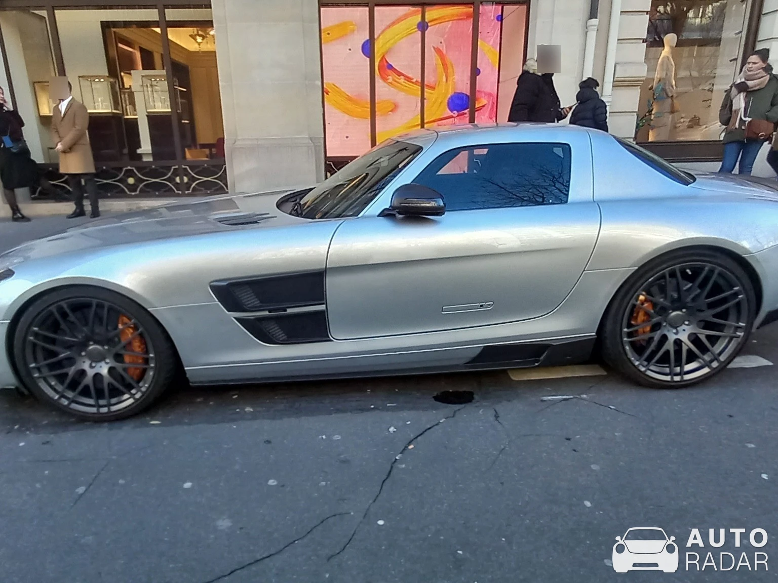 Mercedes-Benz Brabus SLS B63S spotted in Paris