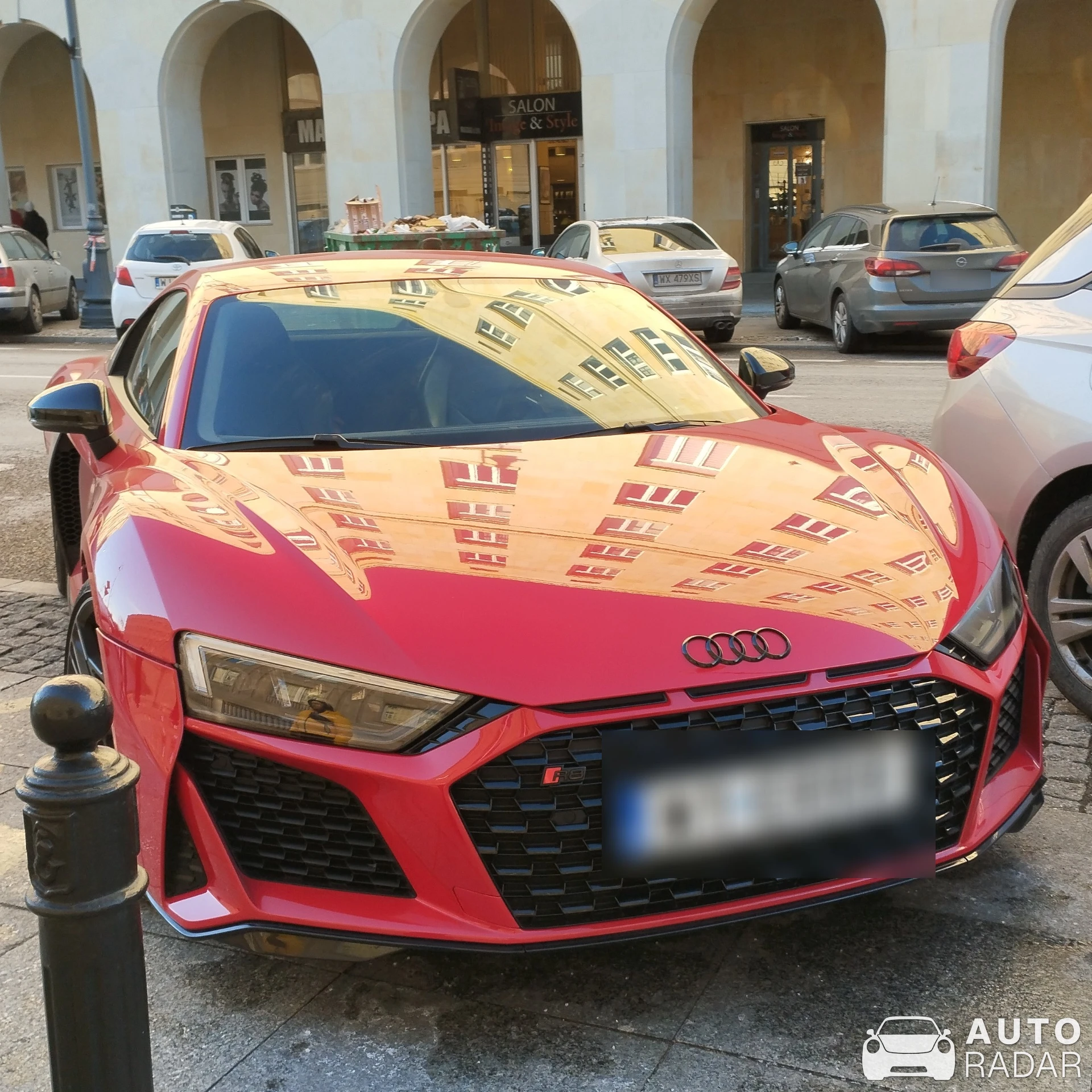 Audi R8 V10 spotted in Warszawa, Polska