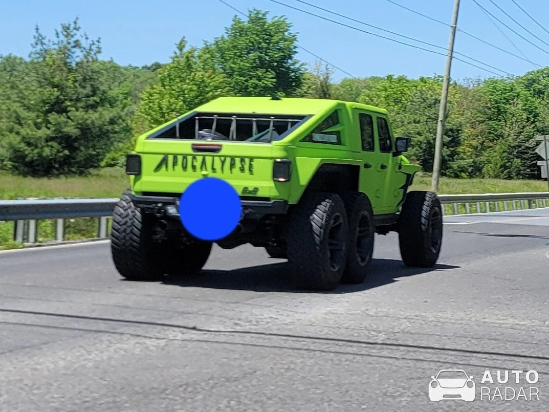 Jeep Gladiator Apocalypse Hellfire 6x6 spotted in Quakertown