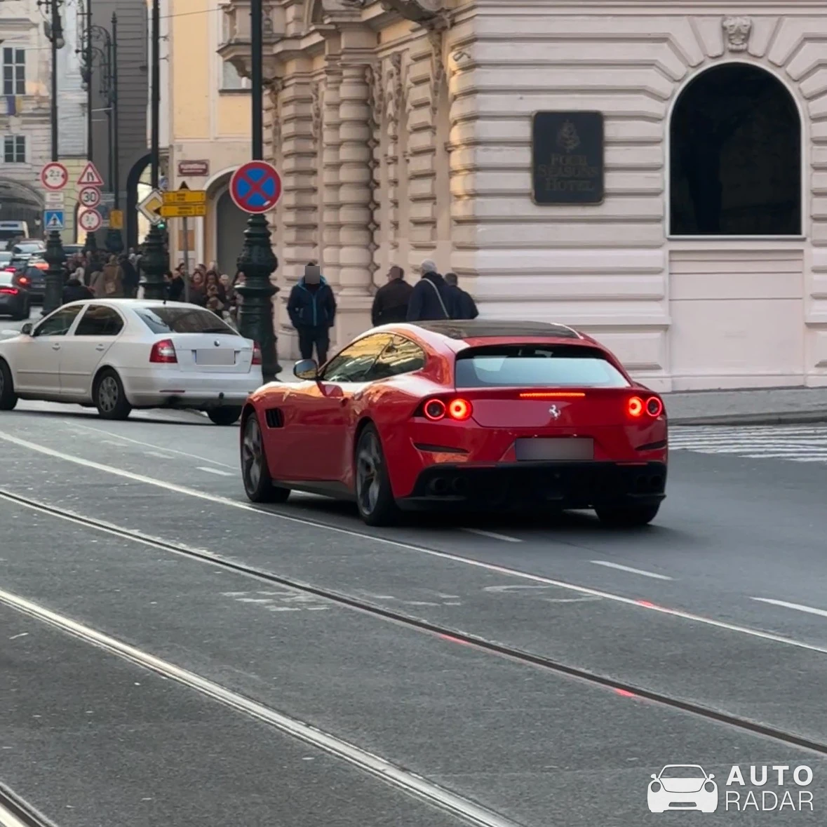 Ferrari GTC4Lusso spotted in Praha 1, Czechia