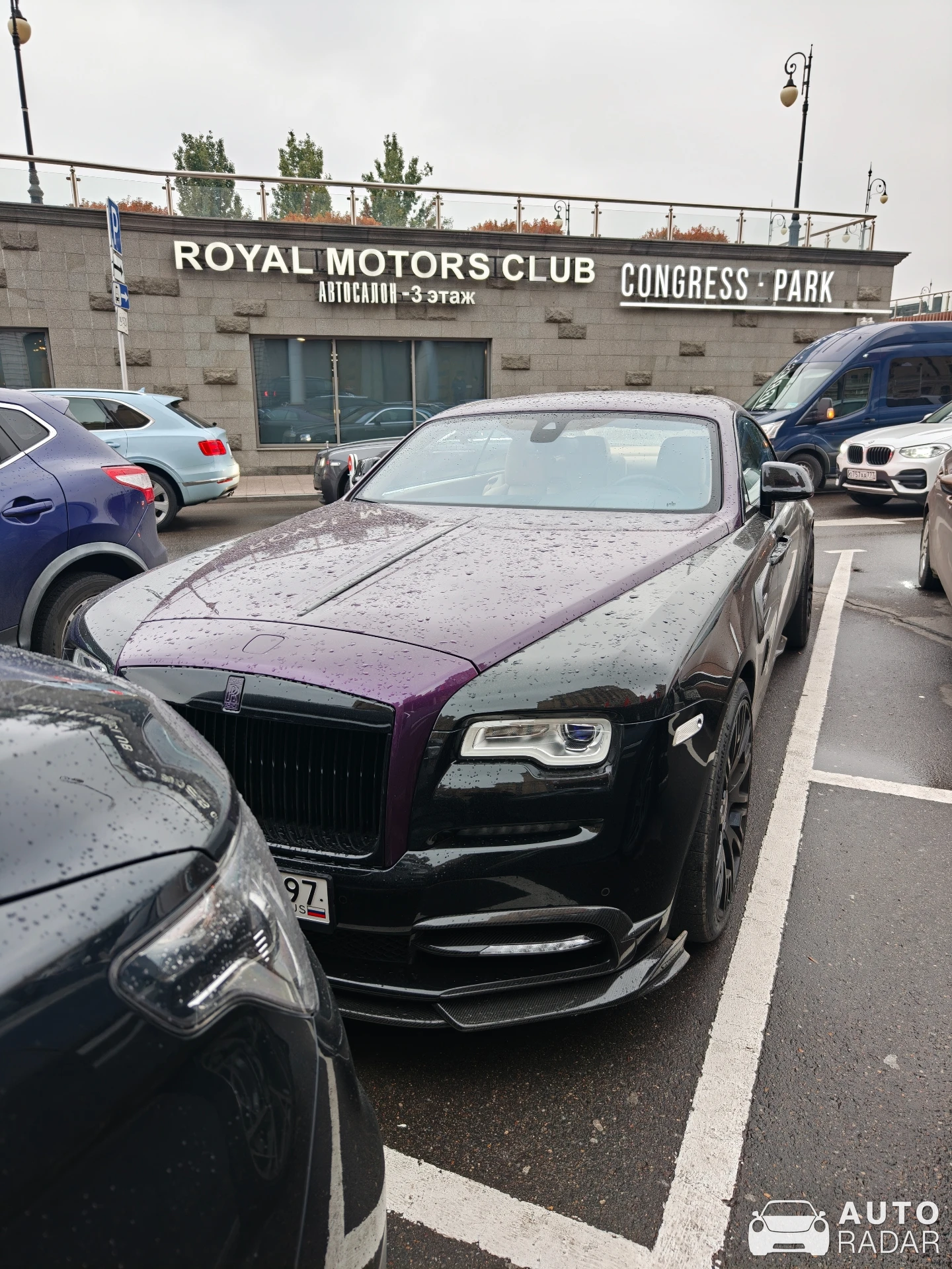 Rolls-Royce Wraith Black Badge Mansory spotted in Moscow