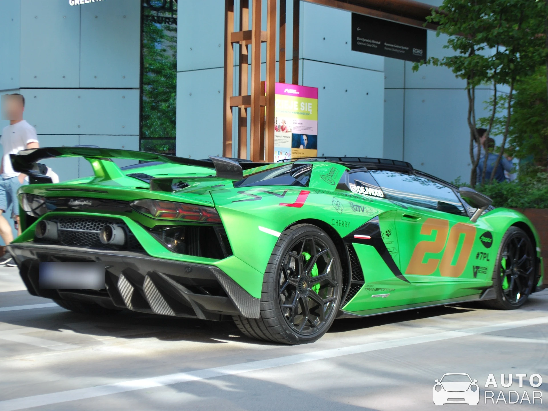 Lamborghini Aventador LP770-4 SVJ Roadster spotted in Warszawa, Poland