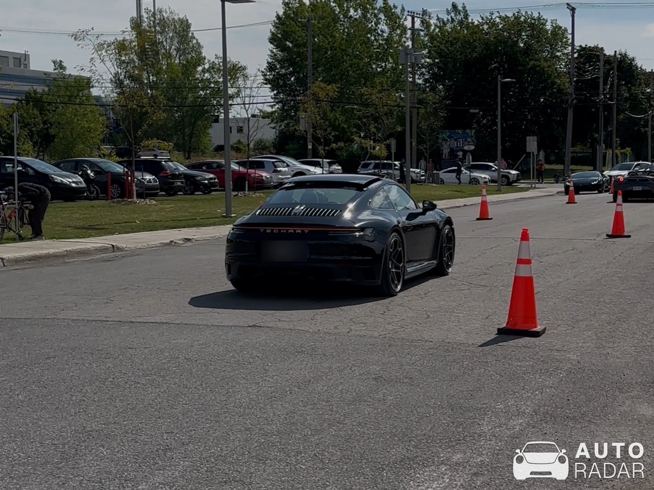 Porsche TechArt 992 Carrera 4S spotted in Mont-Royal, Canada