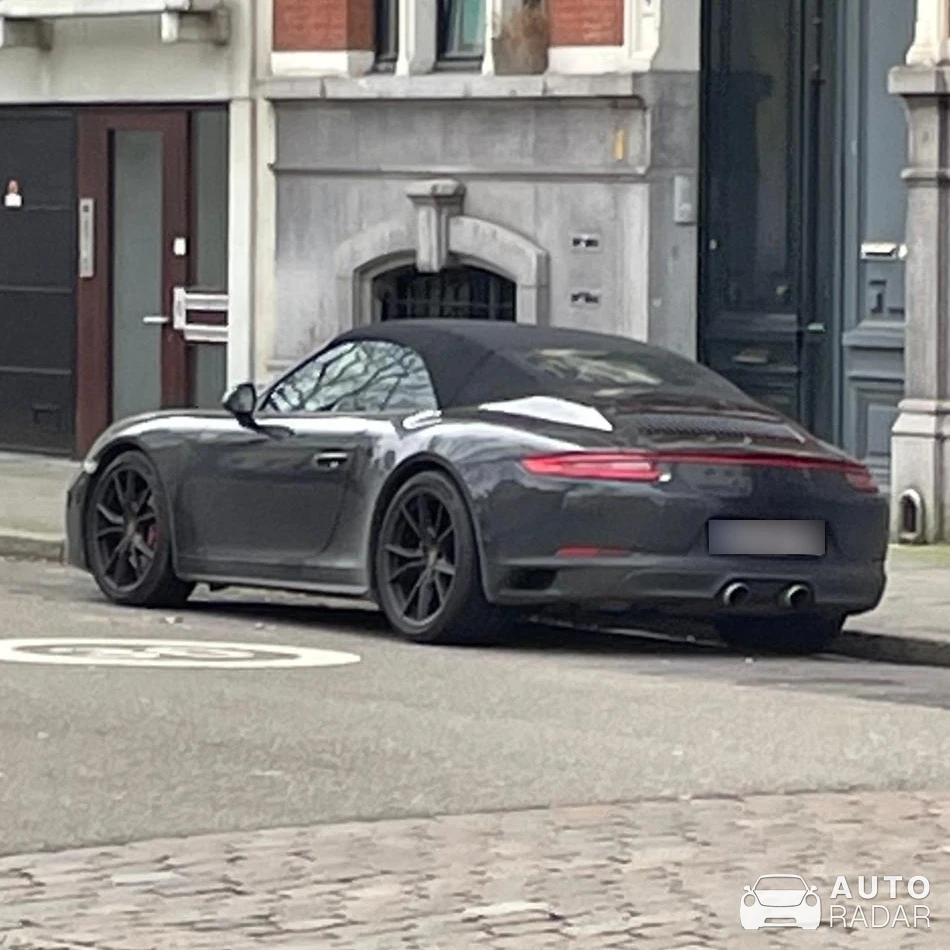Porsche 991 Carrera 4S Cabriolet MkII spotted in Antwerpen, België