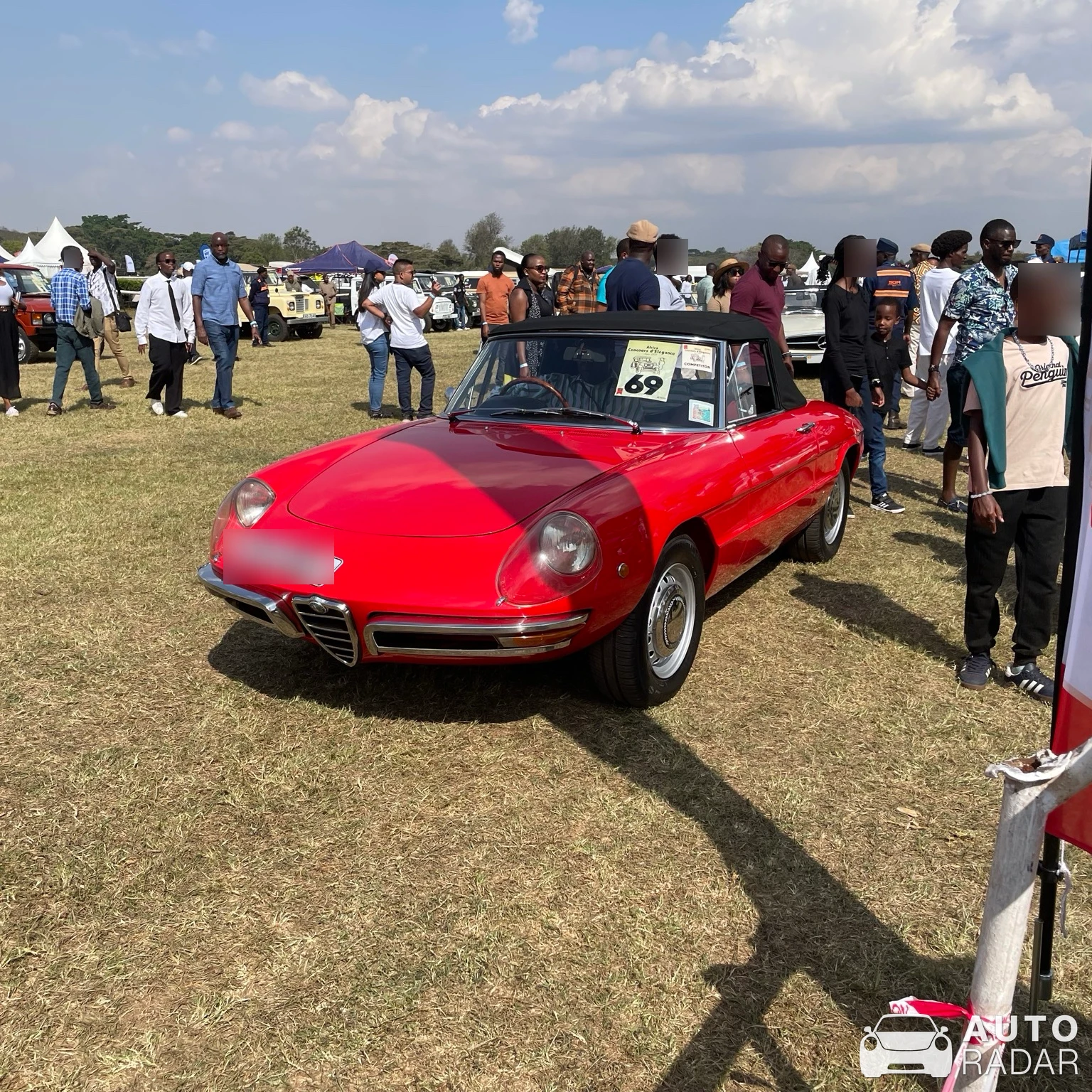 Alfa Romeo 1750 spider spotted in Nairobi