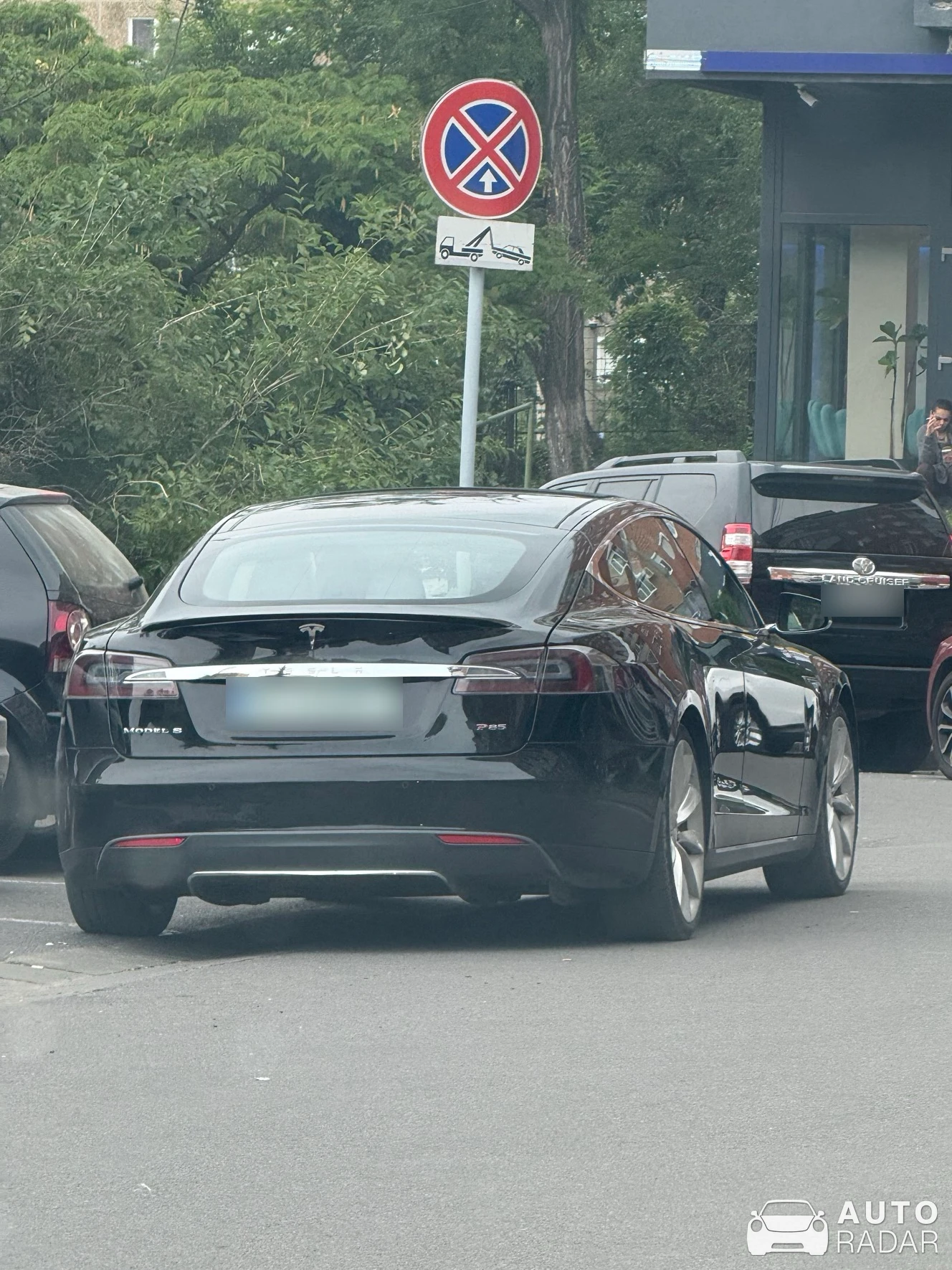 Tesla Model S spotted in Vărășeni
