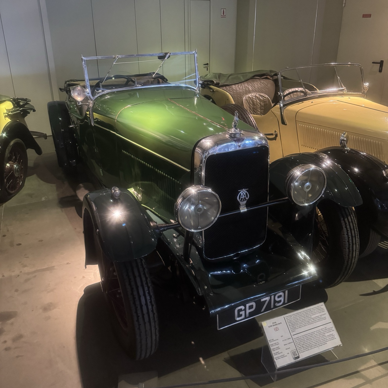 Alvis 12/60hp Beetle Back