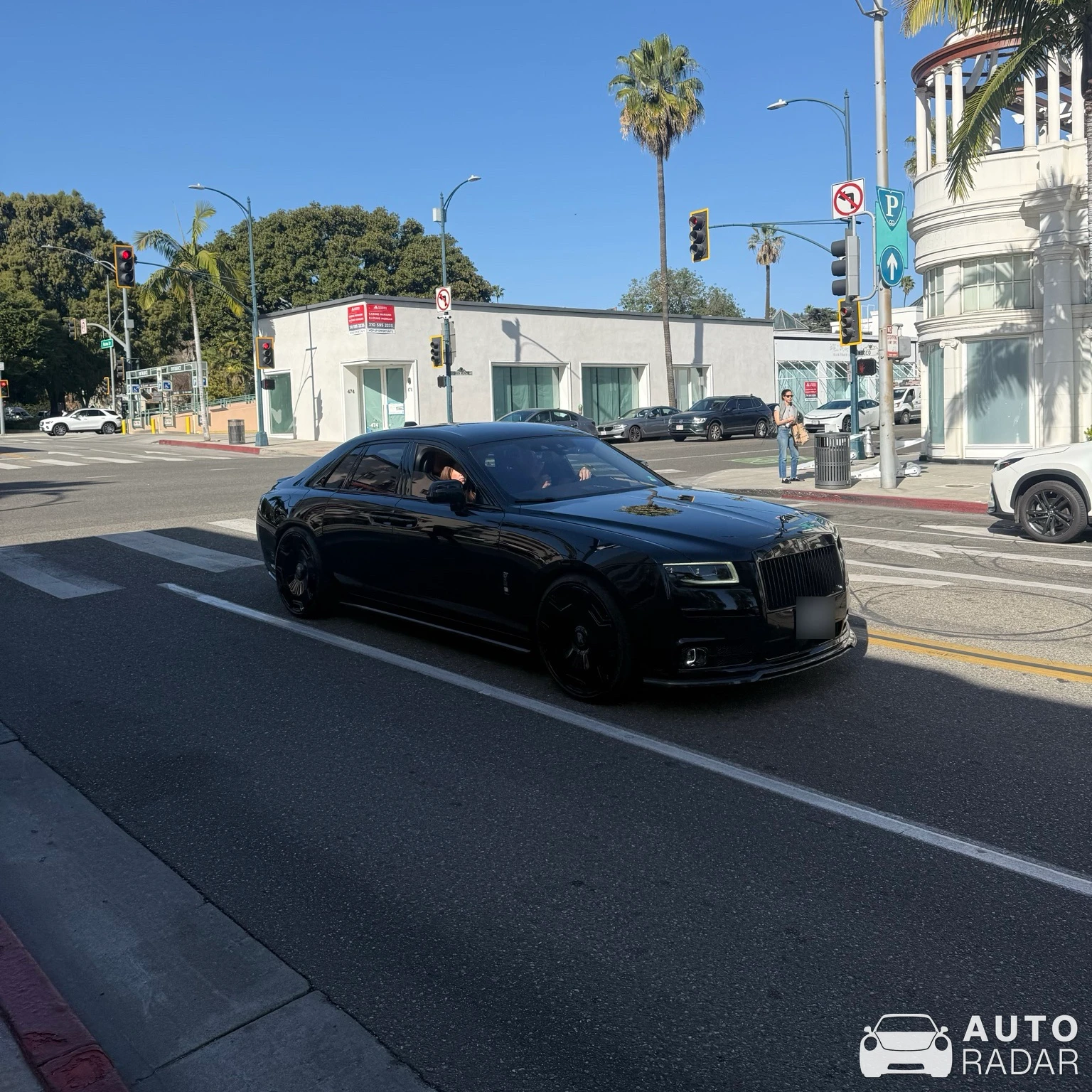 Rolls-Royce Ghost Mansory spotted in Beverly Hills
