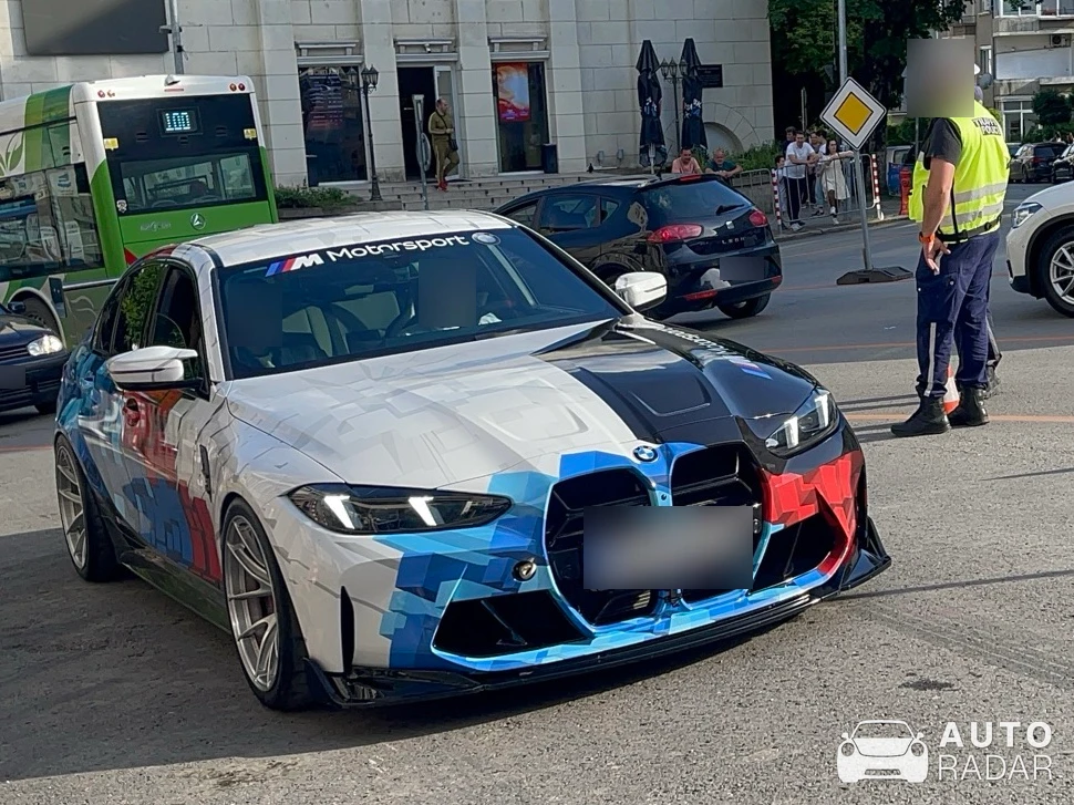 BMW M3 G80 Sedan Competition Adro spotted in Велико Търново