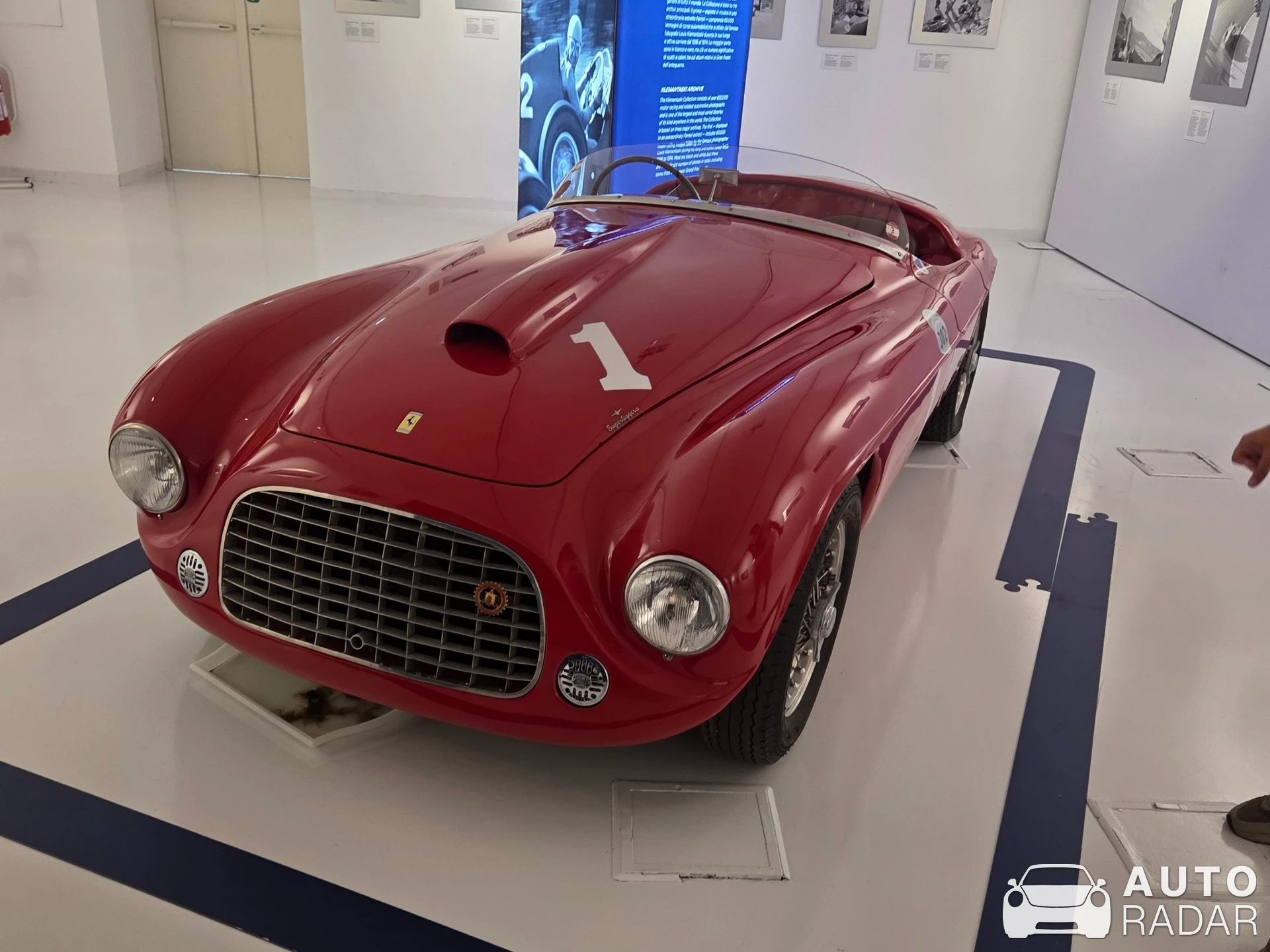 Ferrari 125 S spotted in Modena