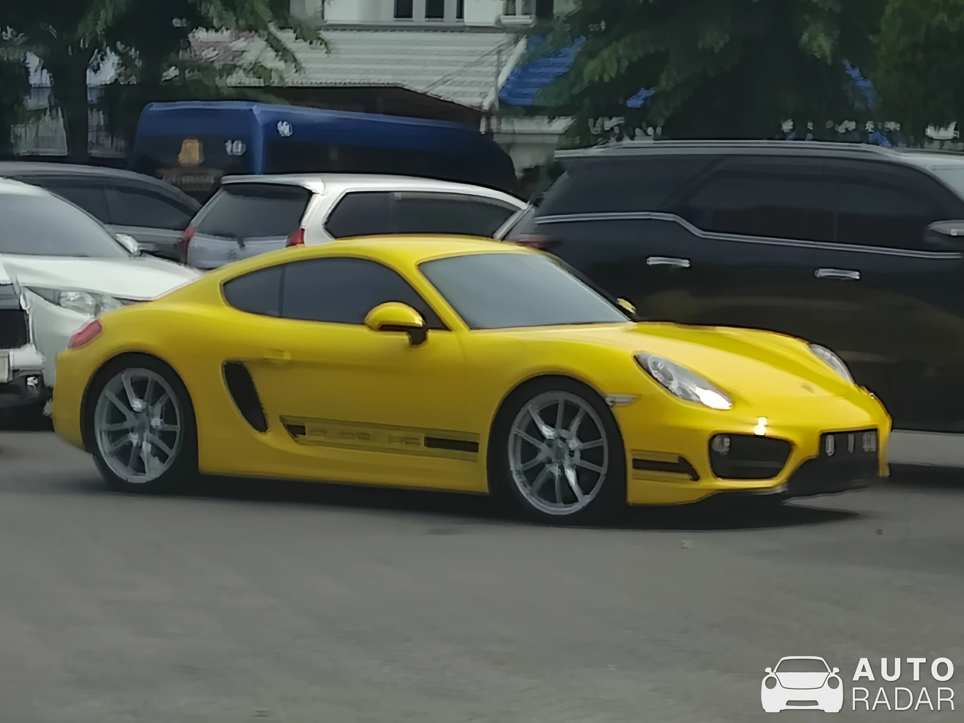 Porsche 981 Cayman spotted in Medan, Indonesia