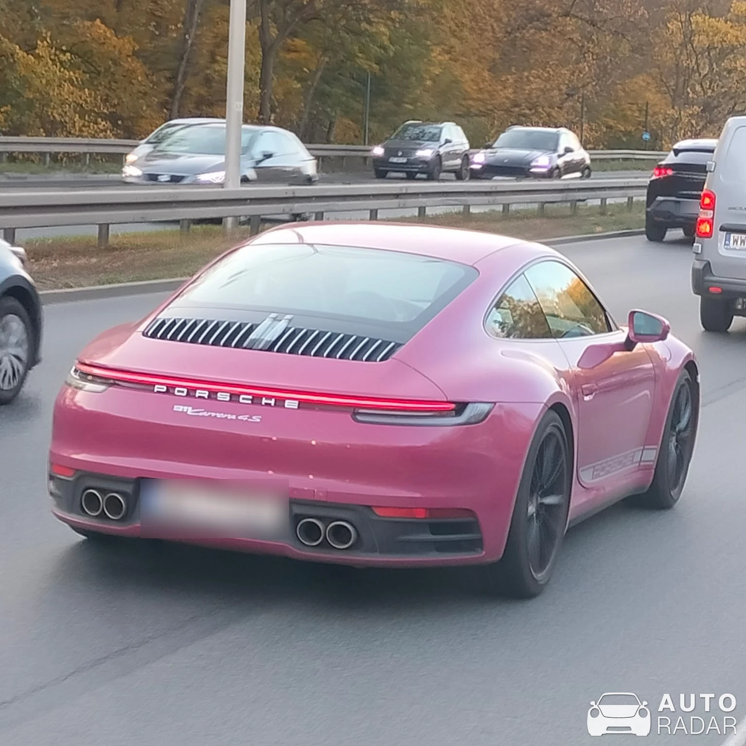 Porsche 992 Carrera 4S MkI spotted in Warszawa, Poland