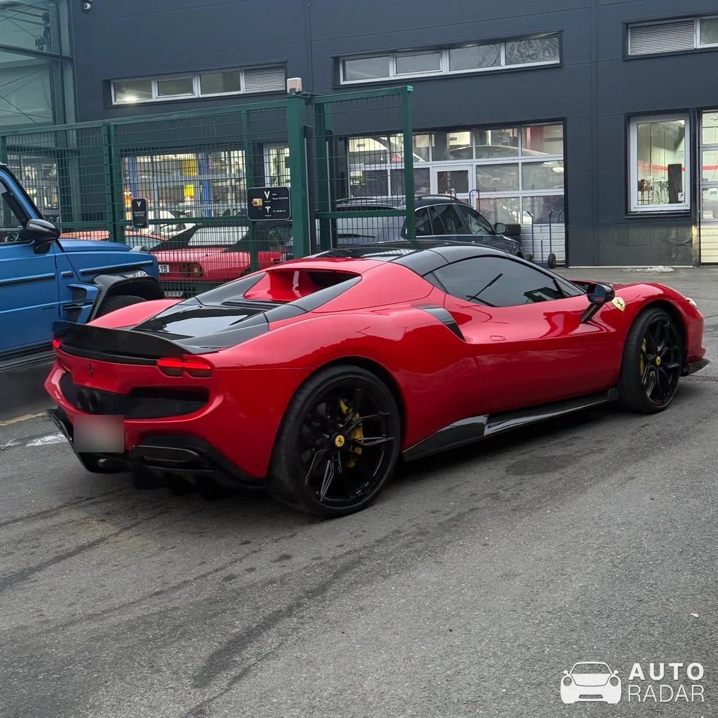 Ferrari 296 GTB Assetto Fiorano Novitec Rosso spotted