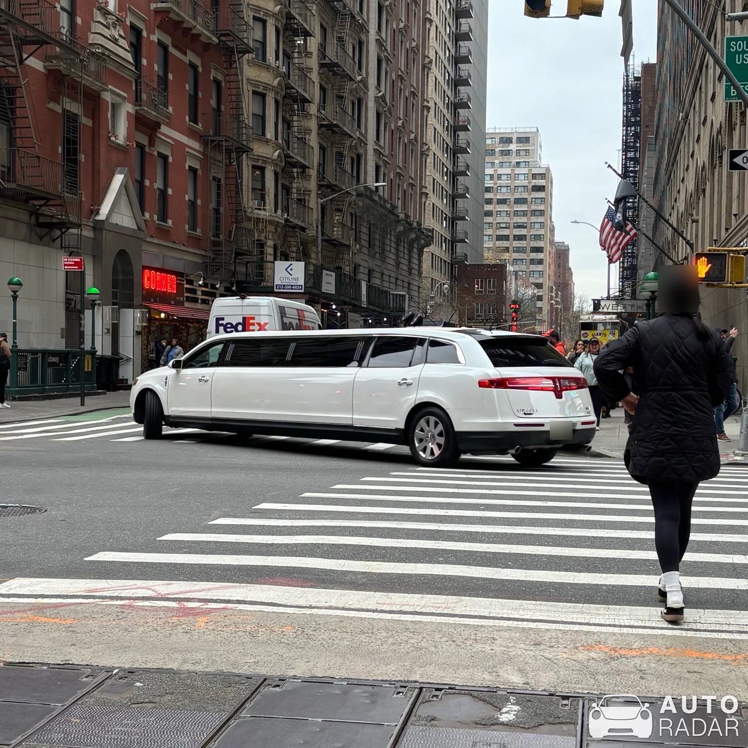 Lincoln MKT Limousine spotted in New York