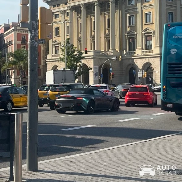 Aston Martin Vantage Roadster 2024 spotted in El Prat de Llobregat