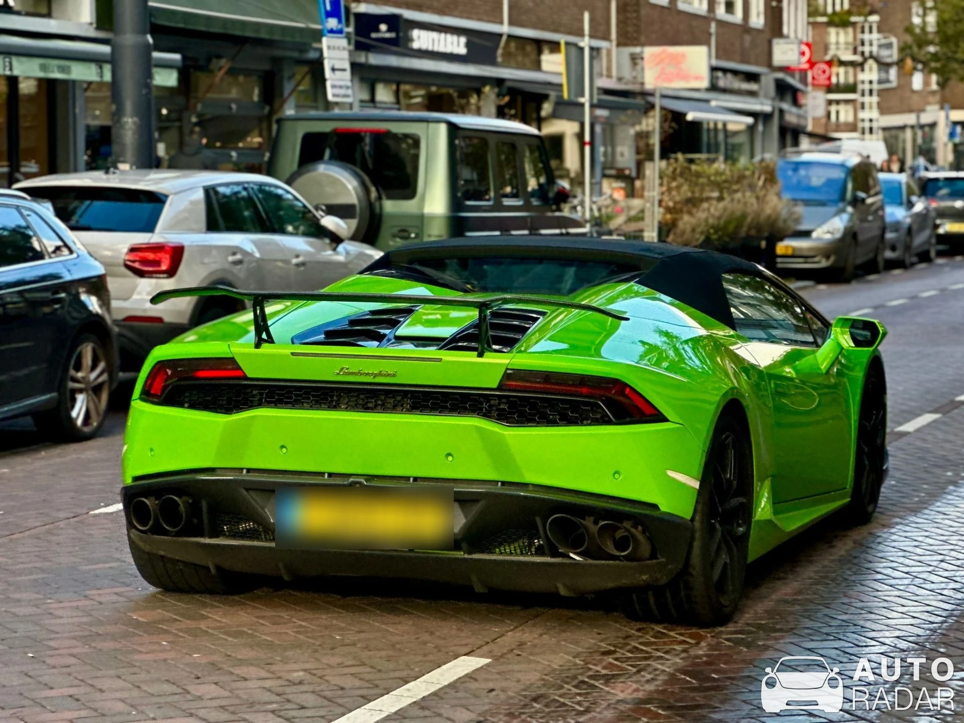 Lamborghini Huracán LP610-4 Spyder DMC spotted in Rotterdam