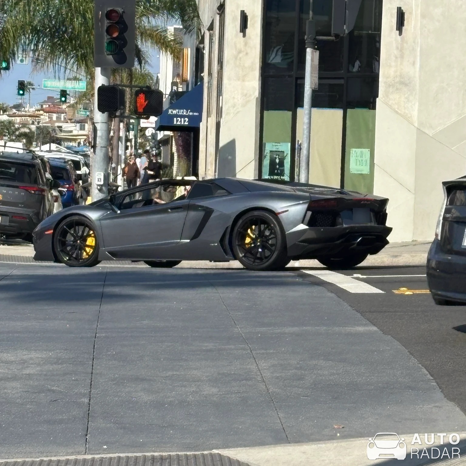 Lamborghini Aventador LP700-4 Roadster spotted in Hermosa Beach, United States