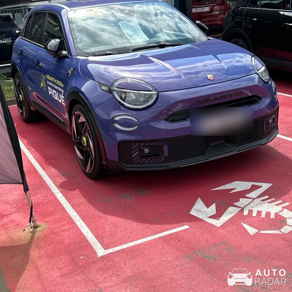 Abarth 600e spotted in Lille