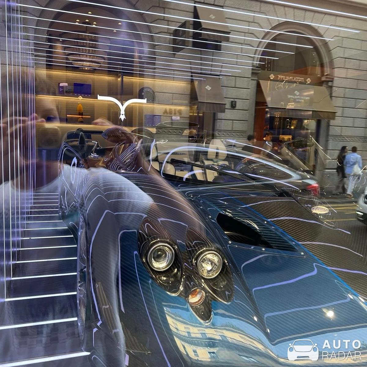 Pagani Zonda HP Barchetta spotted in Milan