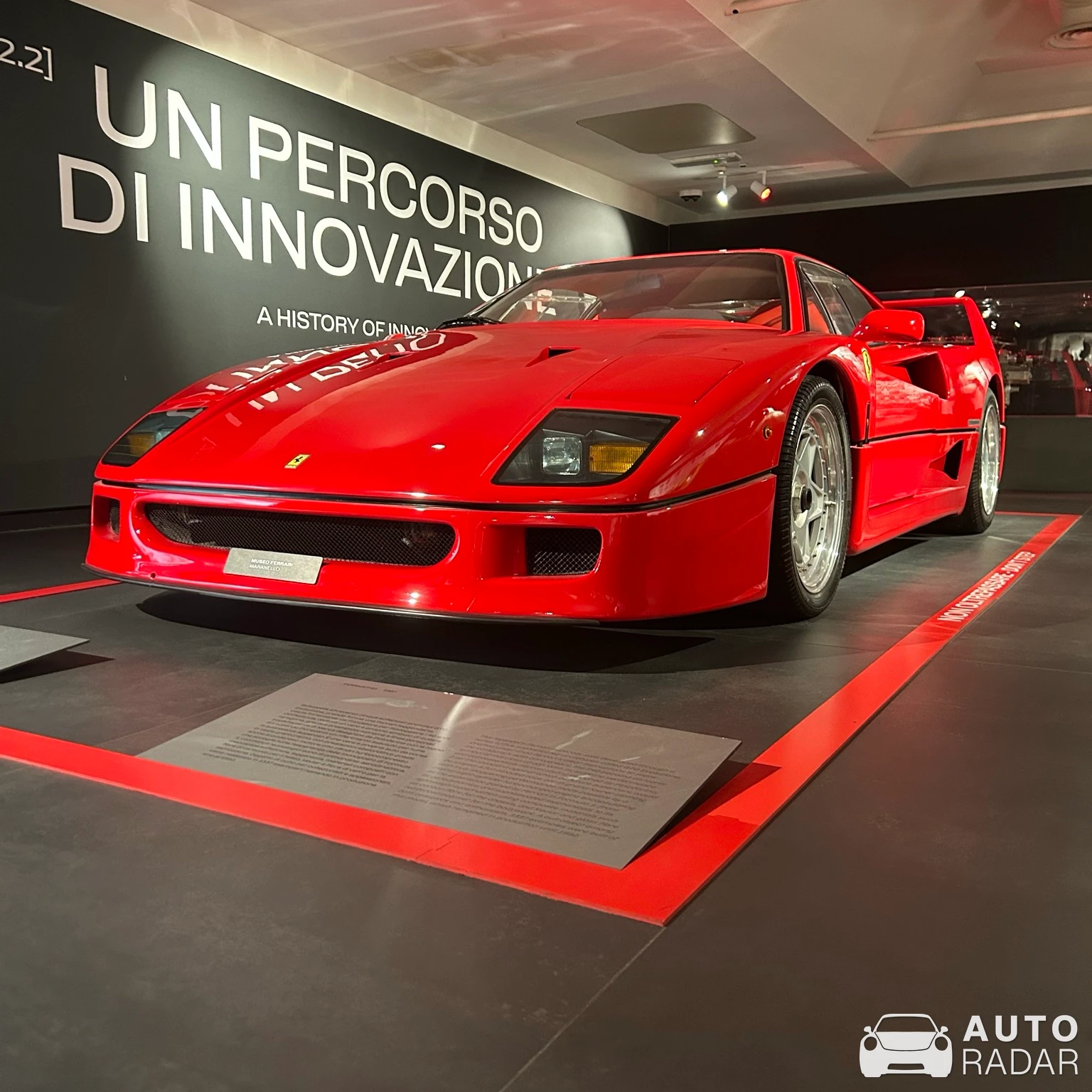 Ferrari F40 spotted in Maranello, Italie