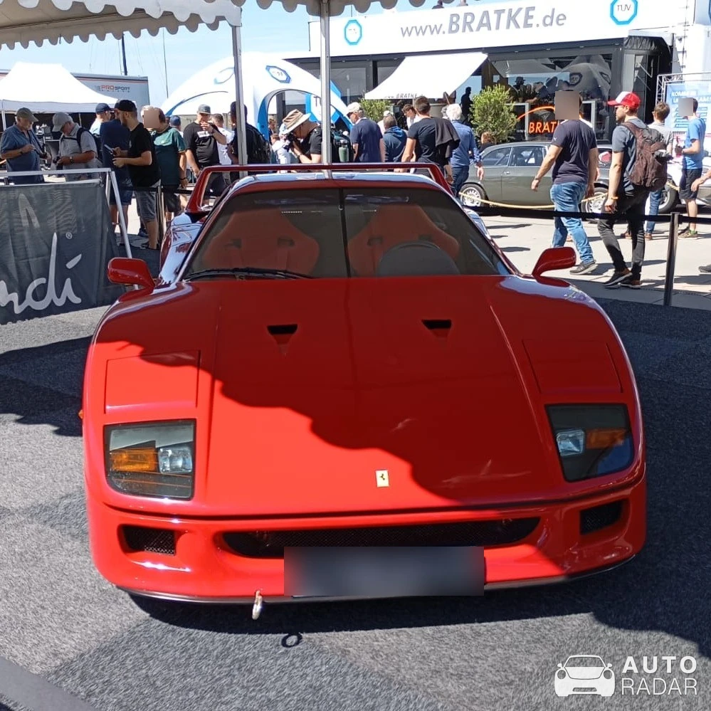 Ferrari F40 spotted in Nürburg, Germany