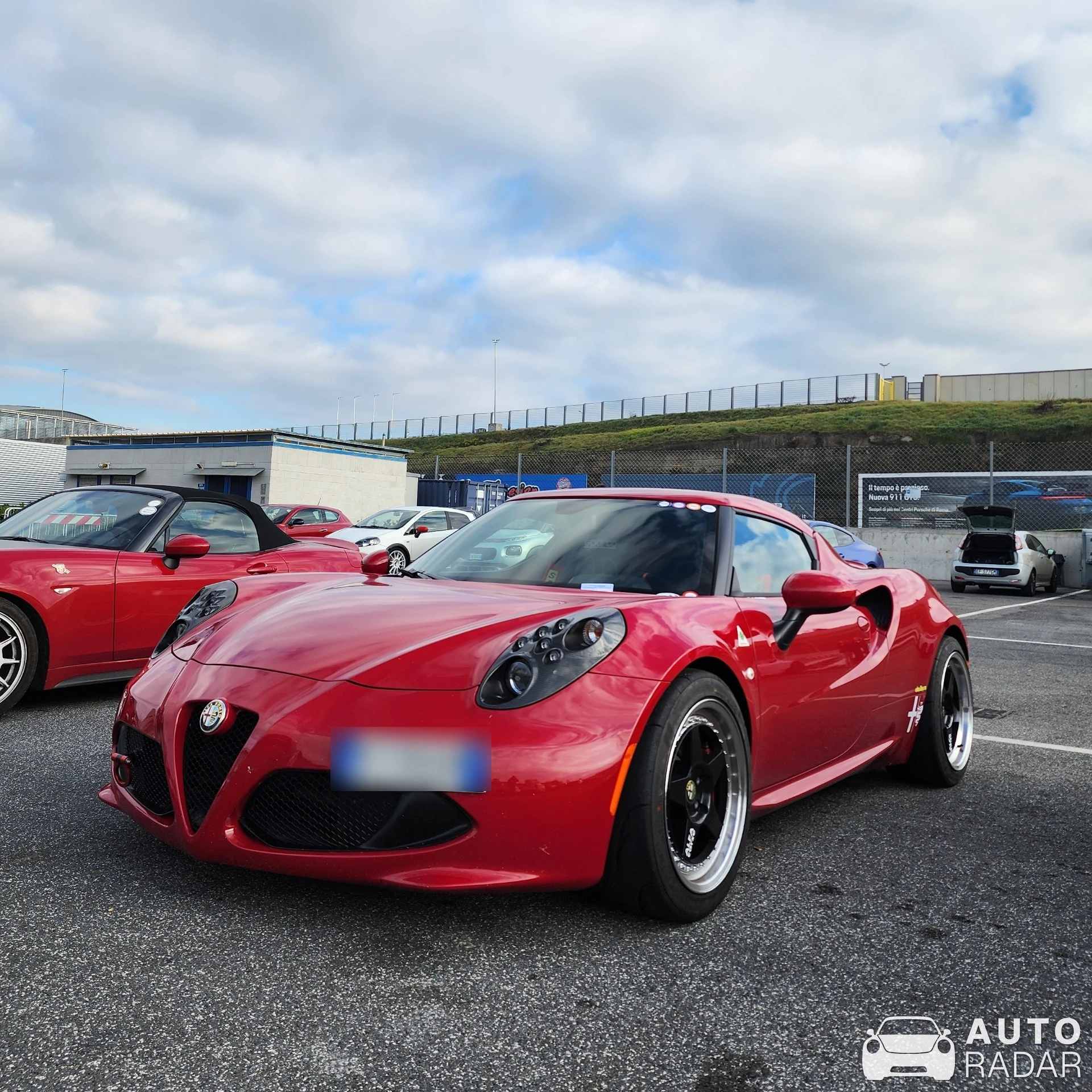 Alfa Romeo 4C Coupé spotted in Campagnano di Roma
