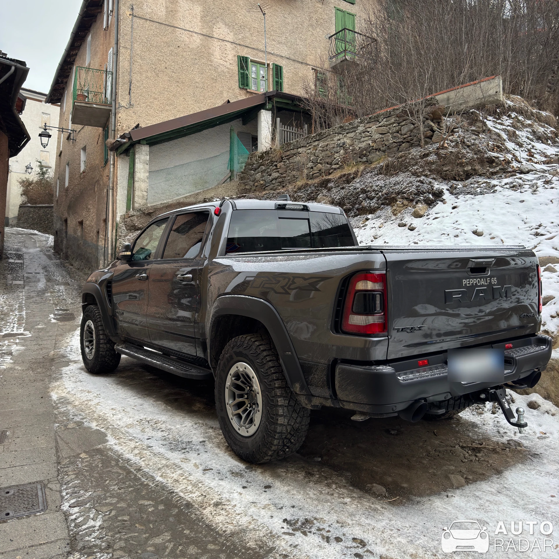 Dodge RAM TRX spotted in Villa Dalegno, Italia